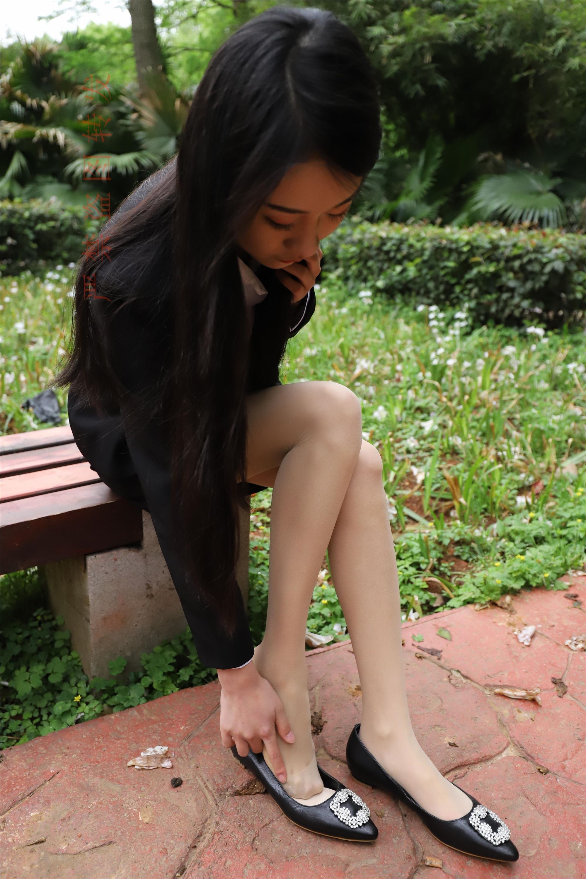 大西瓜套图 2018 4月活动 模特一 制服包裙2