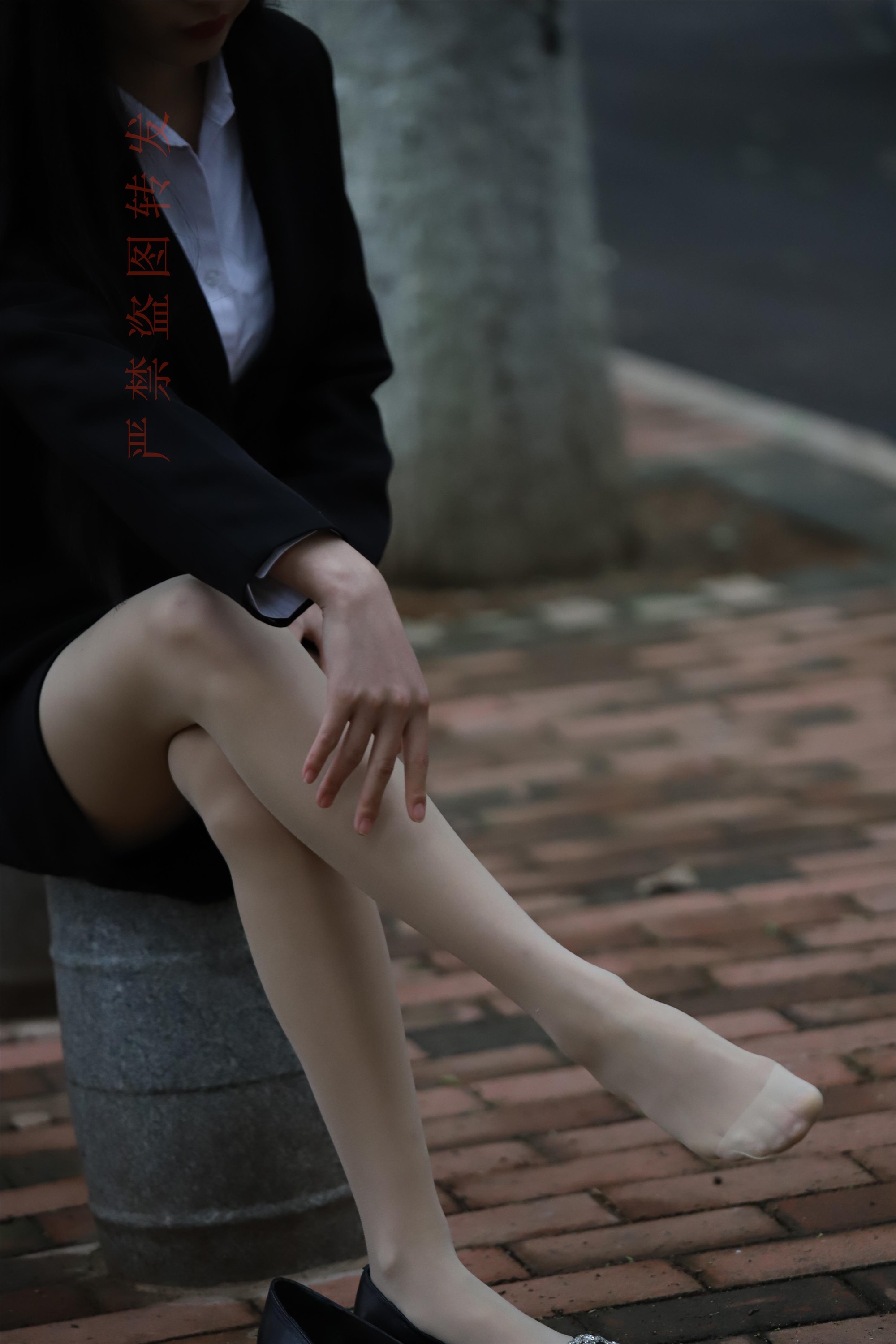 大西瓜套图 2018 4月活动 模特一 制服包裙2