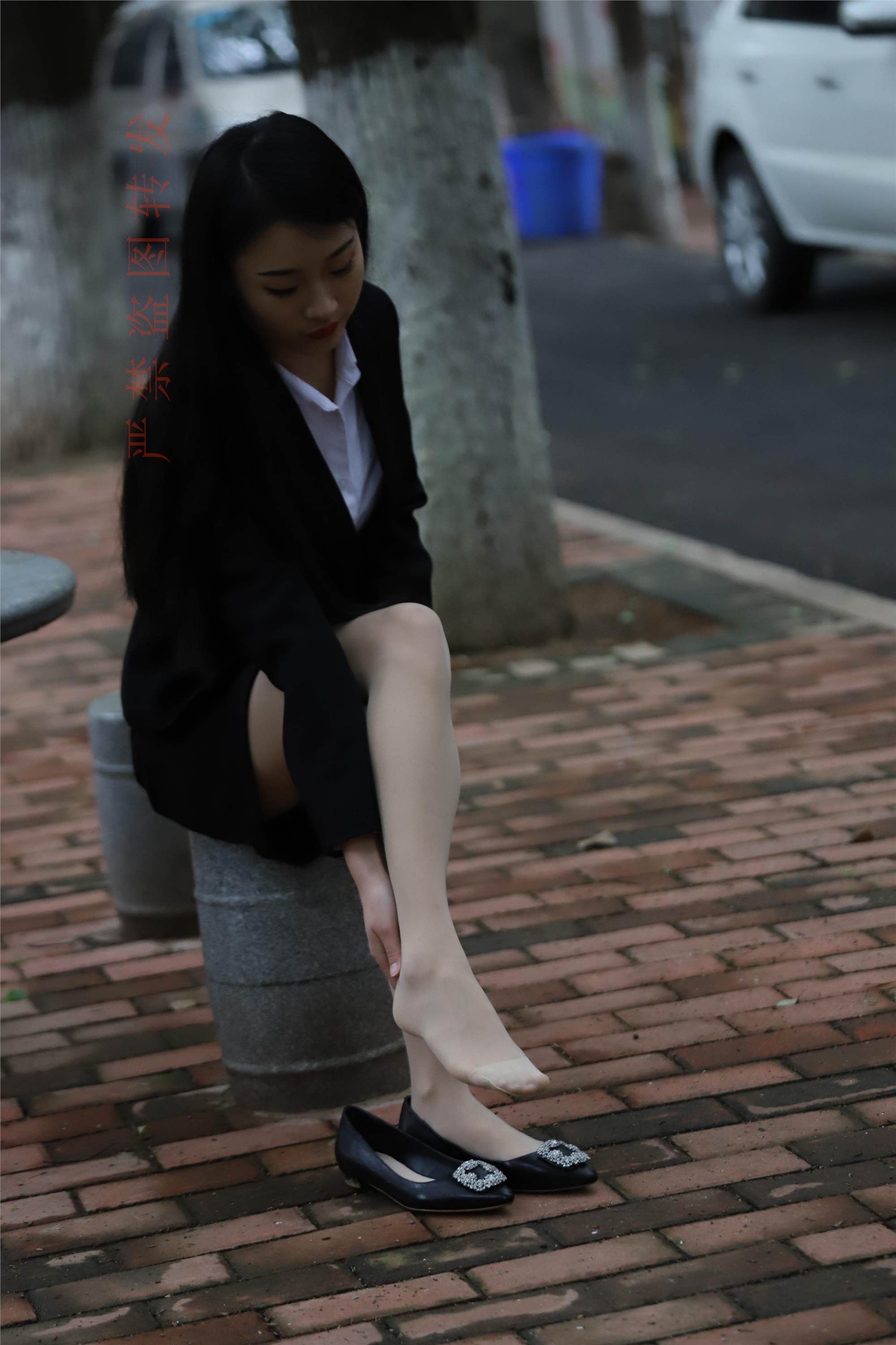 大西瓜套图 2018 4月活动 模特一 制服包裙2