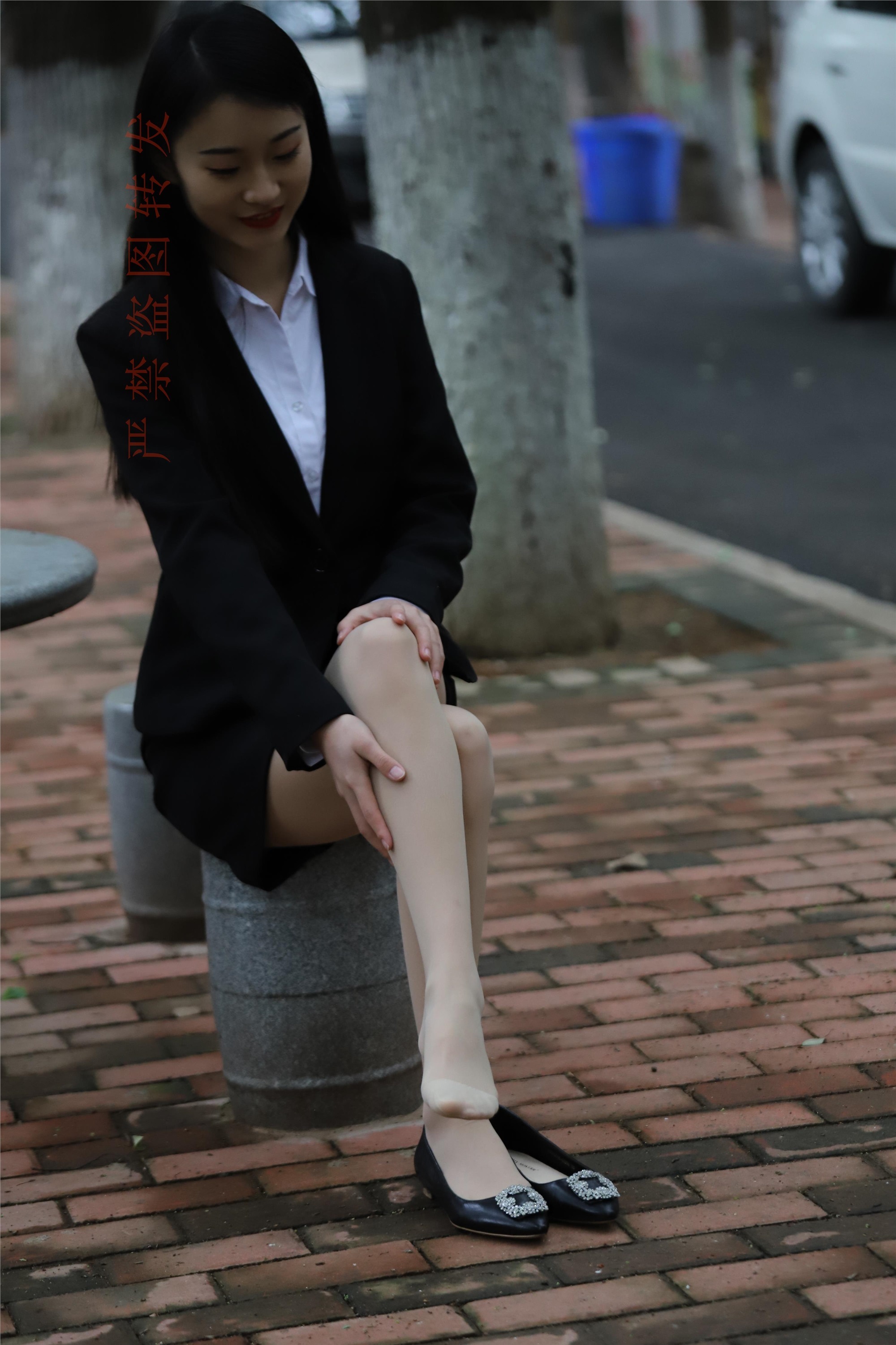 大西瓜套图 2018 4月活动 模特一 制服包裙2