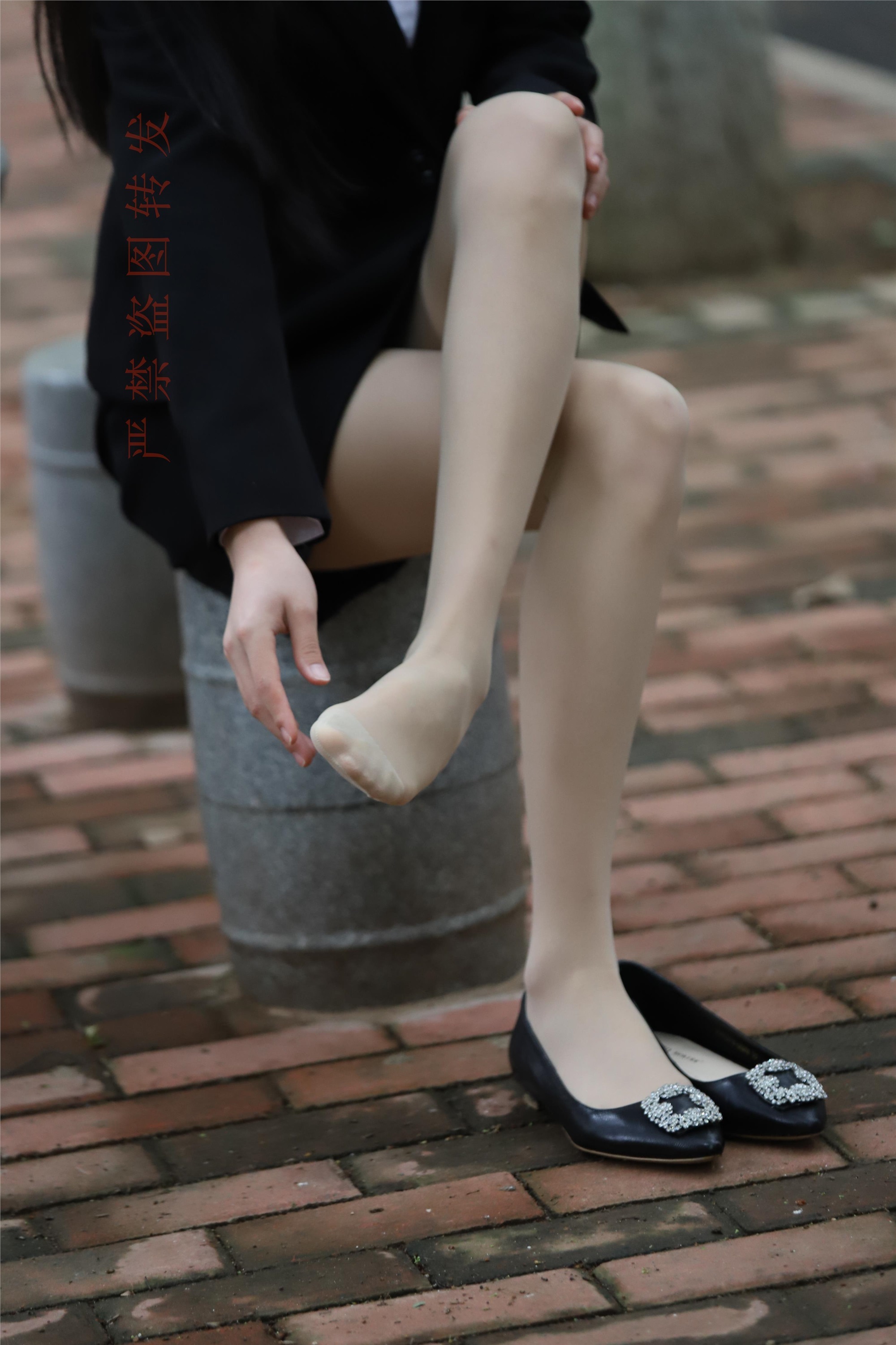 大西瓜套图 2018 4月活动 模特一 制服包裙2