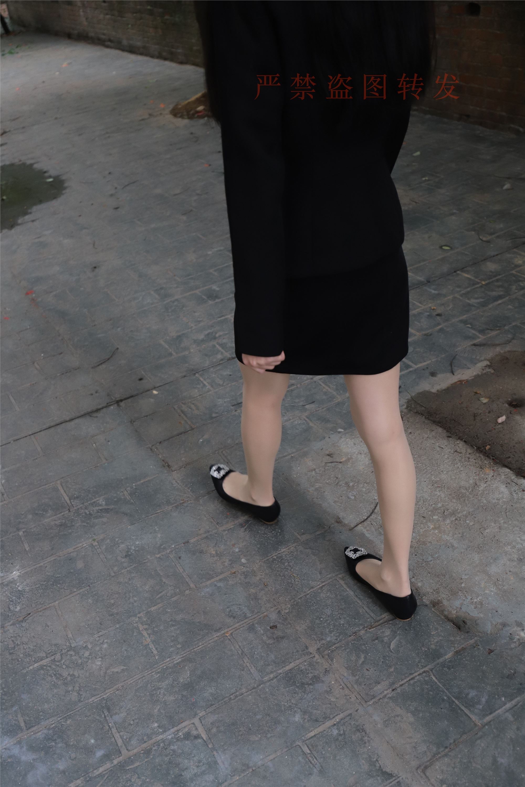 大西瓜套图 2018 4月活动 模特一 制服包裙2