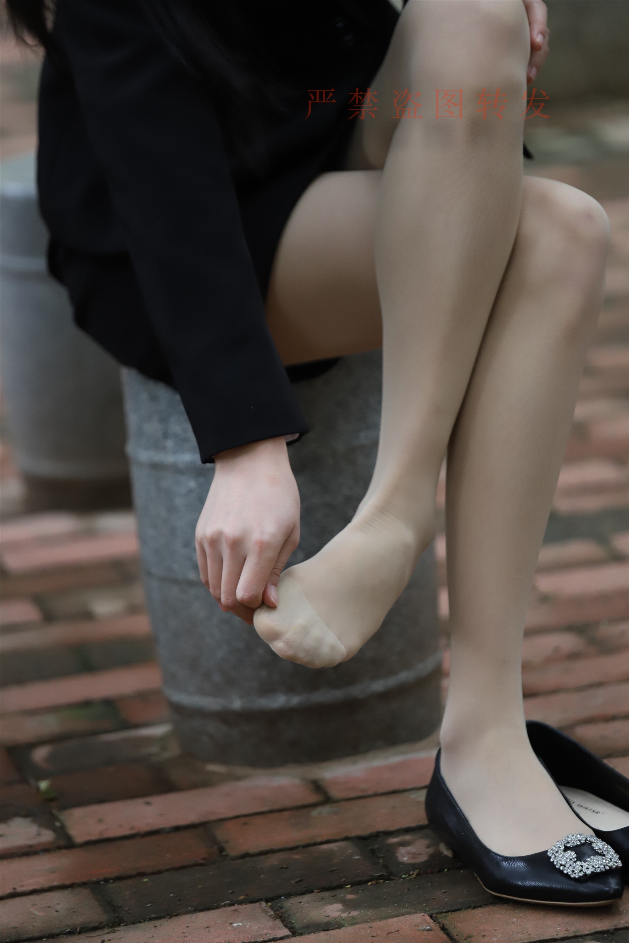 大西瓜套图 2018 4月活动 模特一 制服包裙2