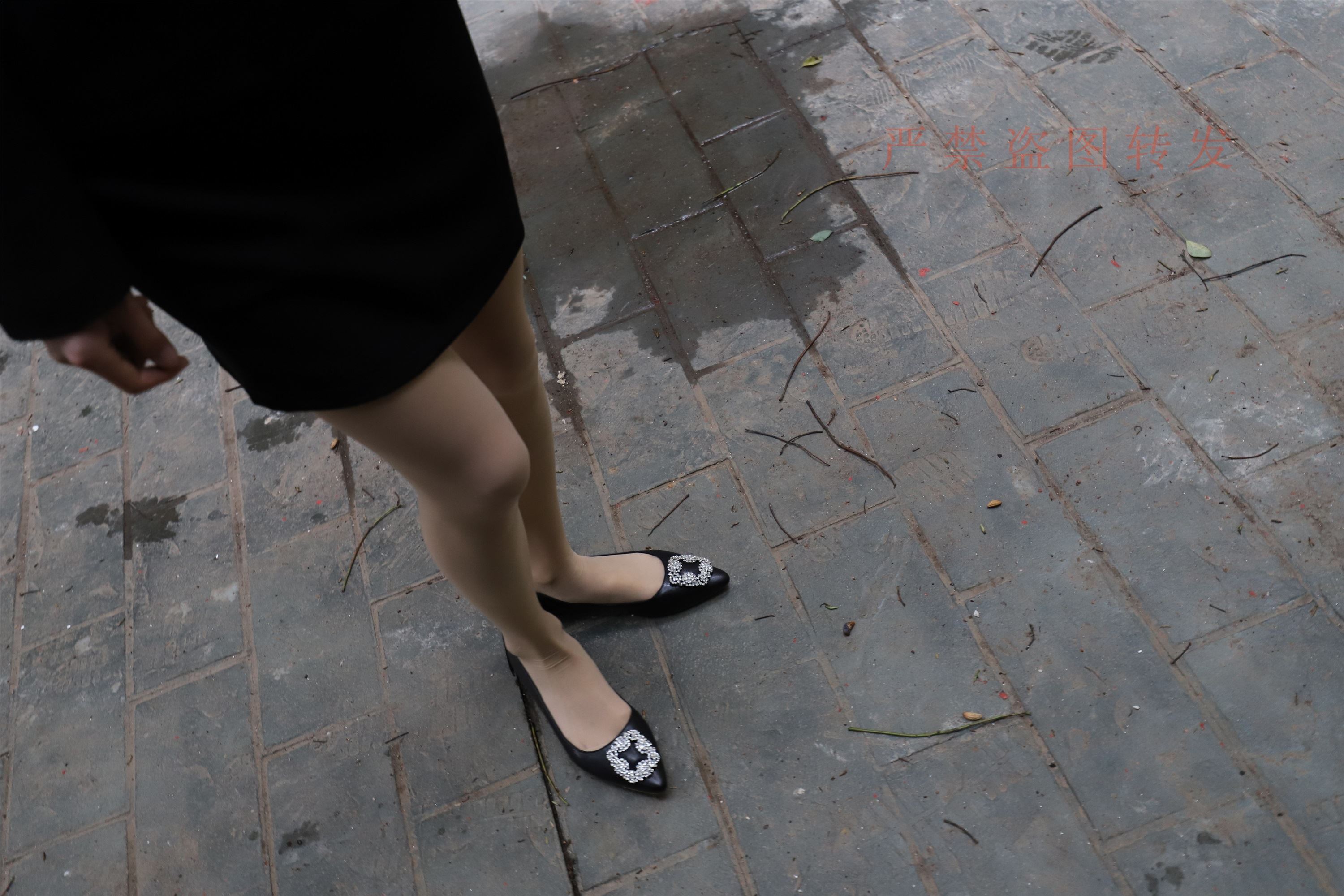 大西瓜套图 2018 4月活动 模特一 制服包裙2