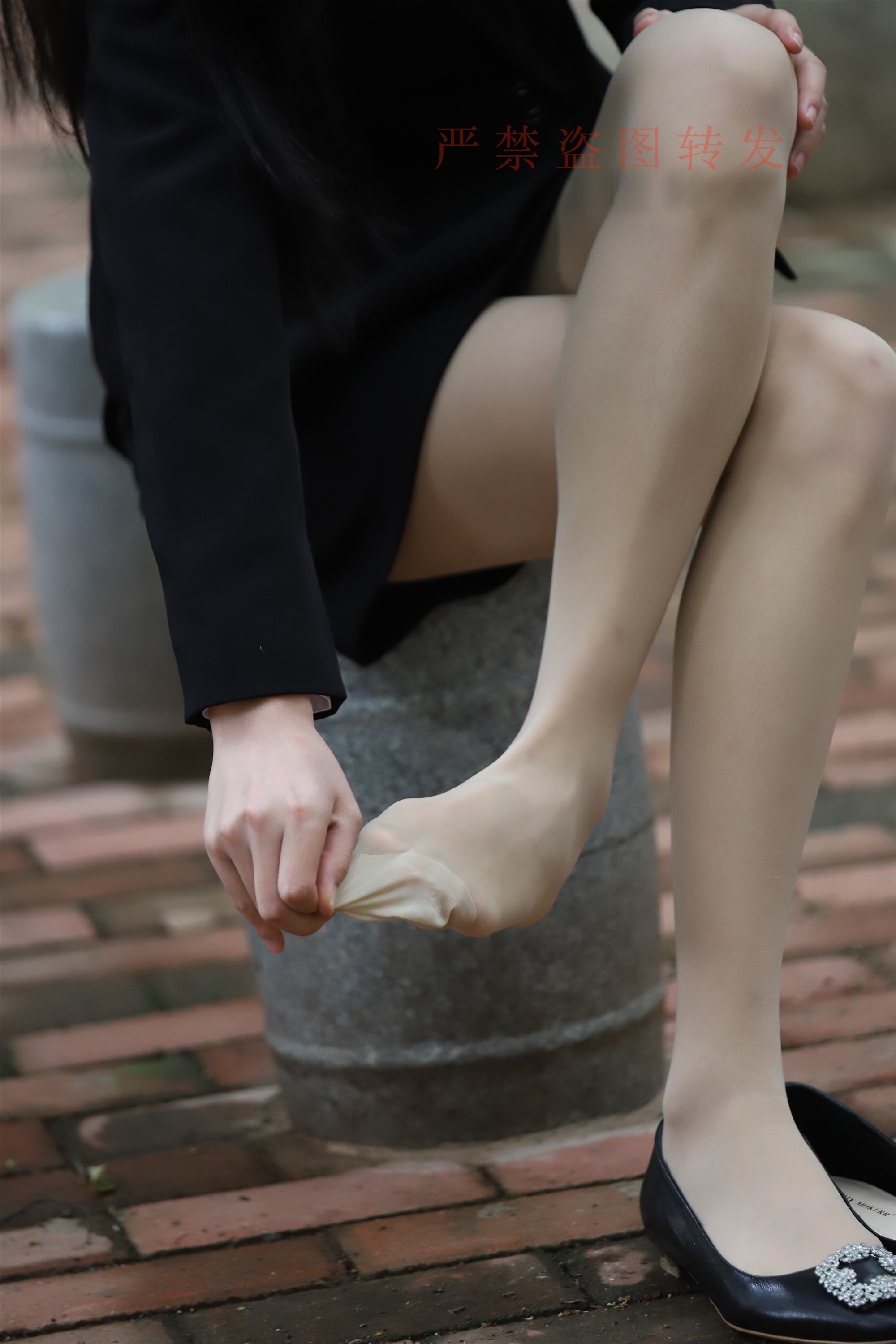 大西瓜套图 2018 4月活动 模特一 制服包裙2