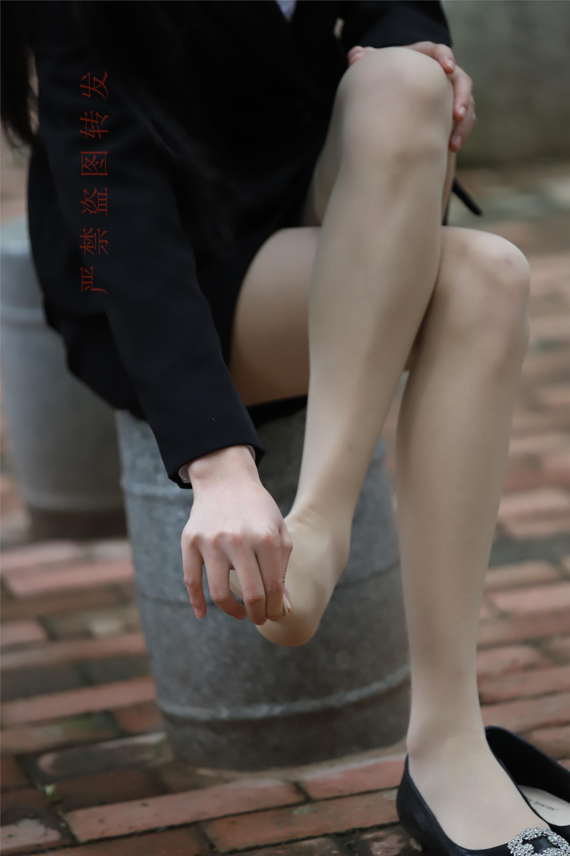 大西瓜套图 2018 4月活动 模特一 制服包裙2