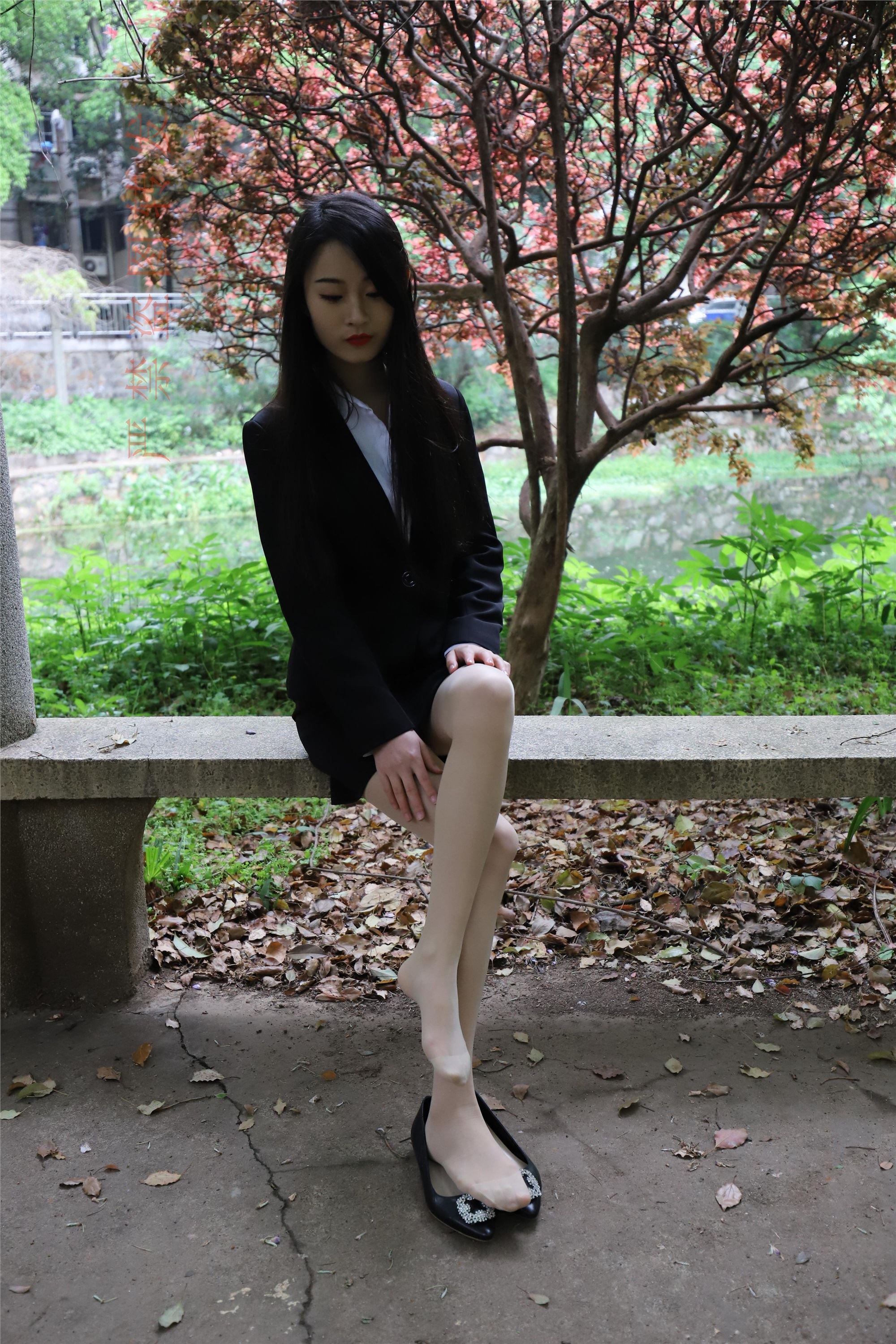 大西瓜套图 2018 4月活动 模特一 制服包裙2