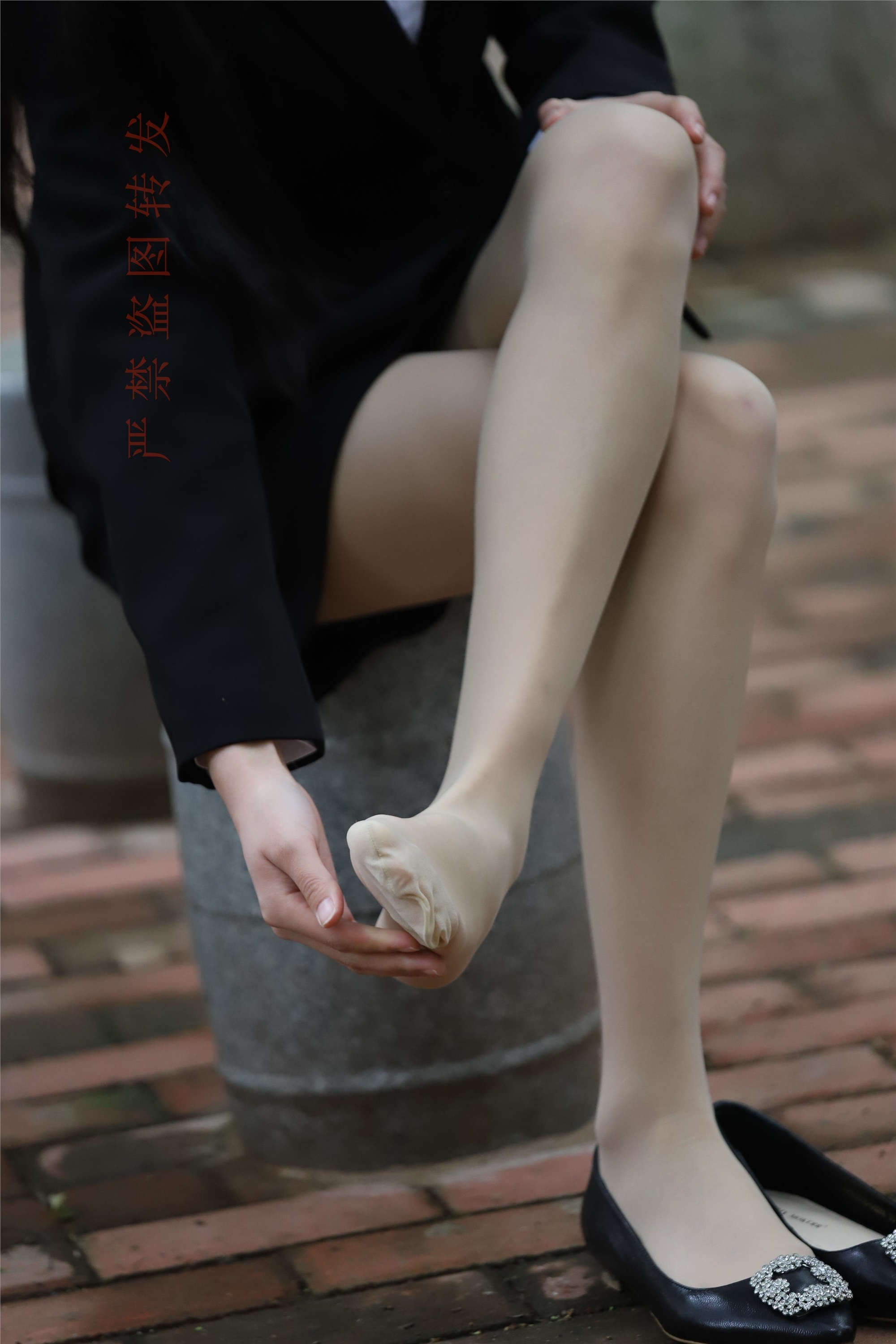 大西瓜套图 2018 4月活动 模特一 制服包裙2