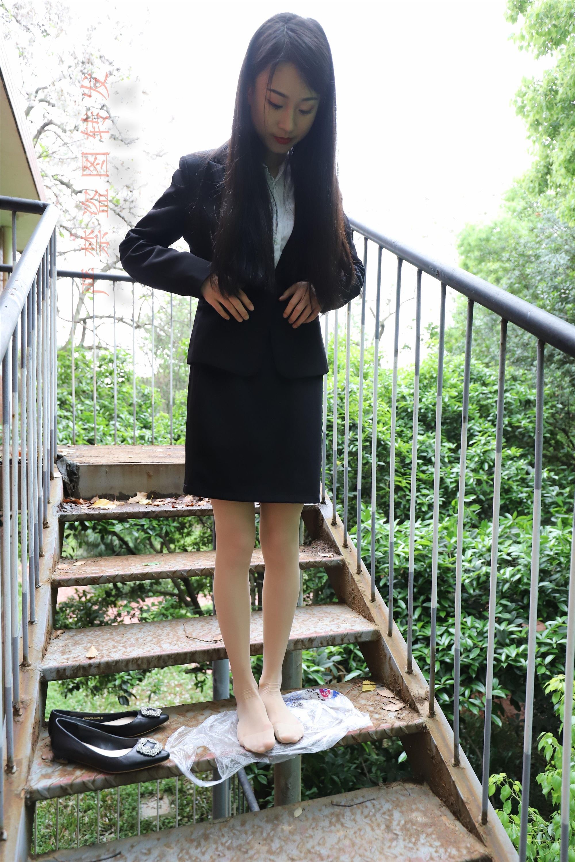 大西瓜套图 2018 4月活动 模特一 制服包裙4