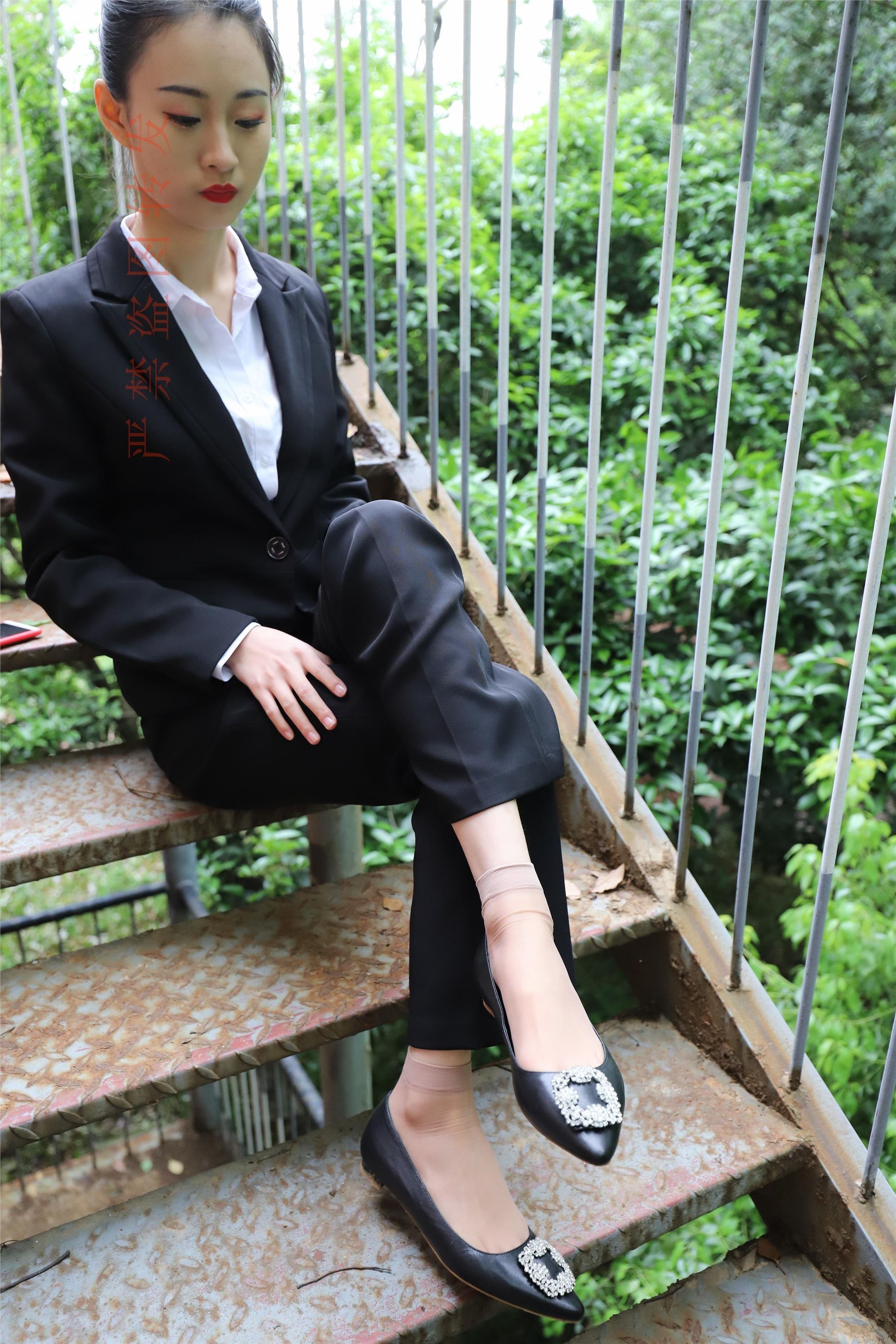 大西瓜套图 2018 4月活动 模特一 制服长裤1