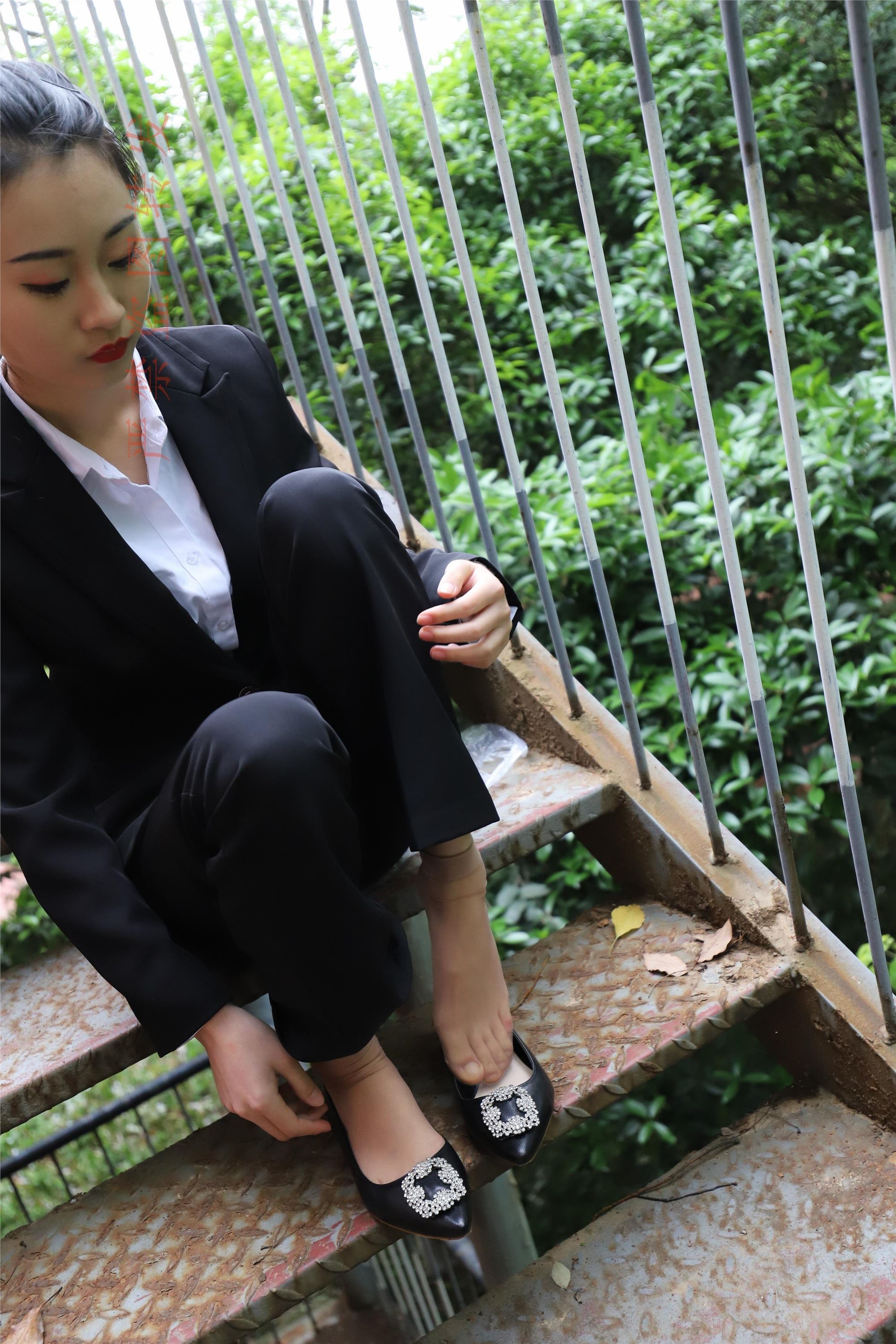 大西瓜套图 2018 4月活动 模特一 制服长裤1