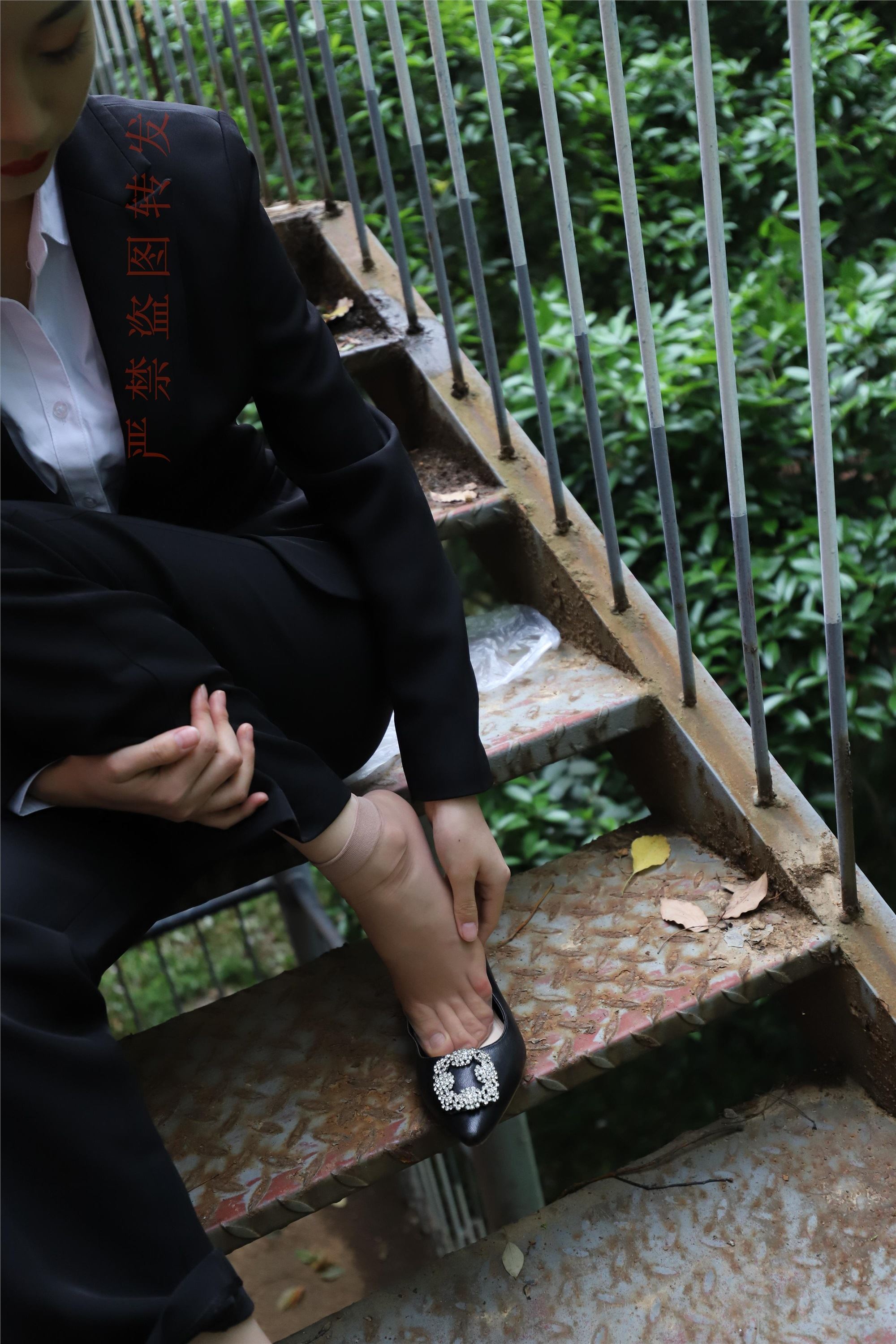 大西瓜套图 2018 4月活动 模特一 制服长裤1