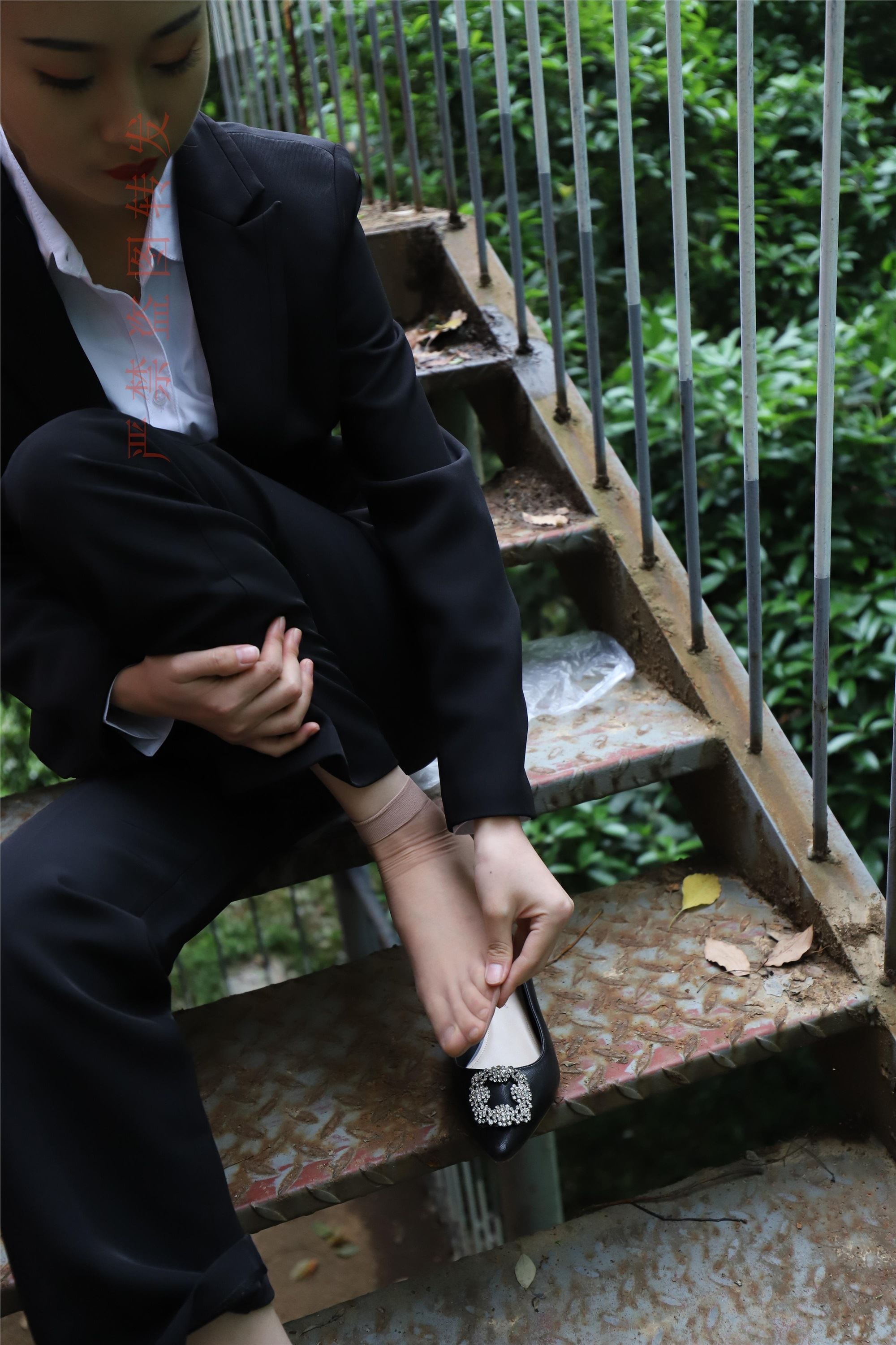 大西瓜套图 2018 4月活动 模特一 制服长裤1