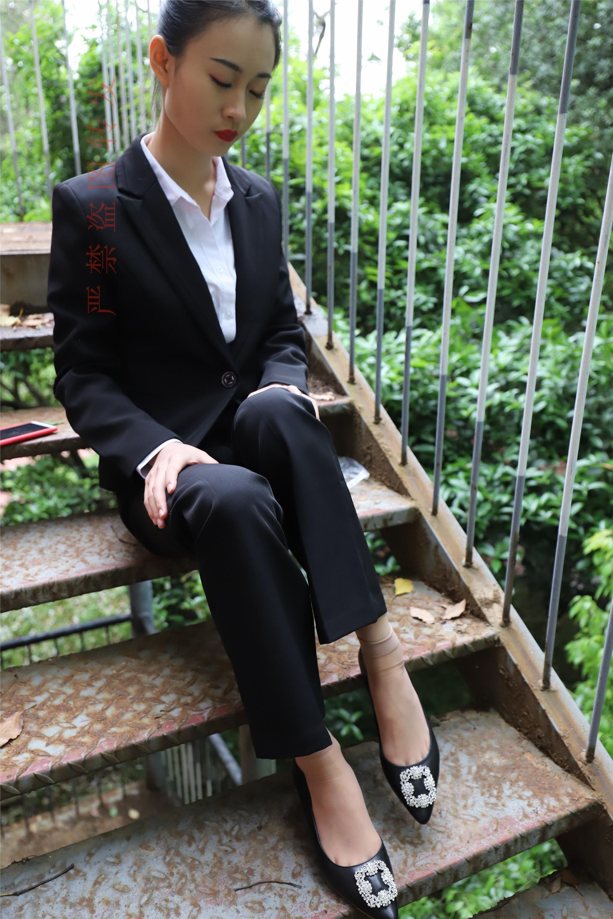 大西瓜套图 2018 4月活动 模特一 制服长裤1