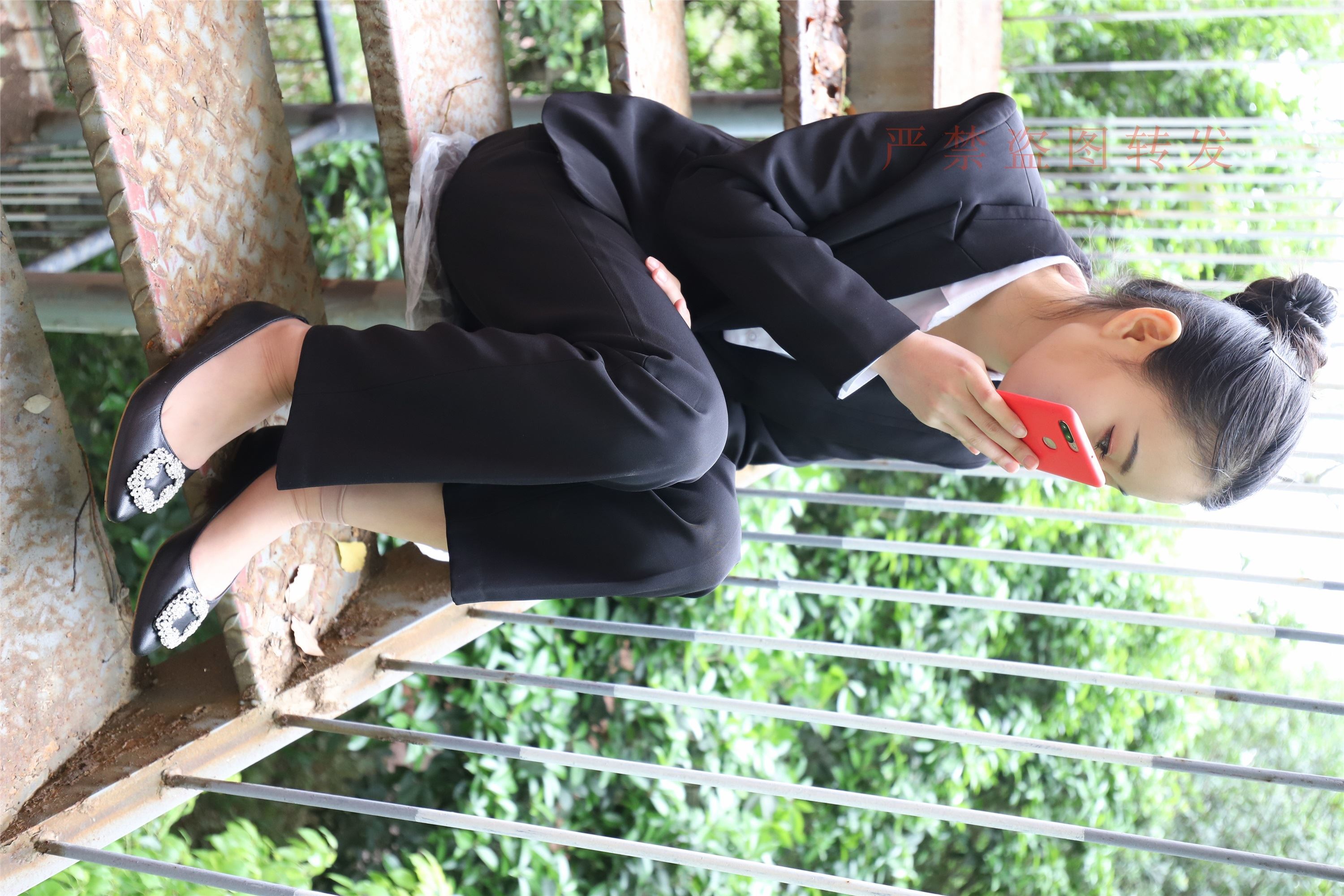 大西瓜套图 2018 4月活动 模特一 制服长裤2