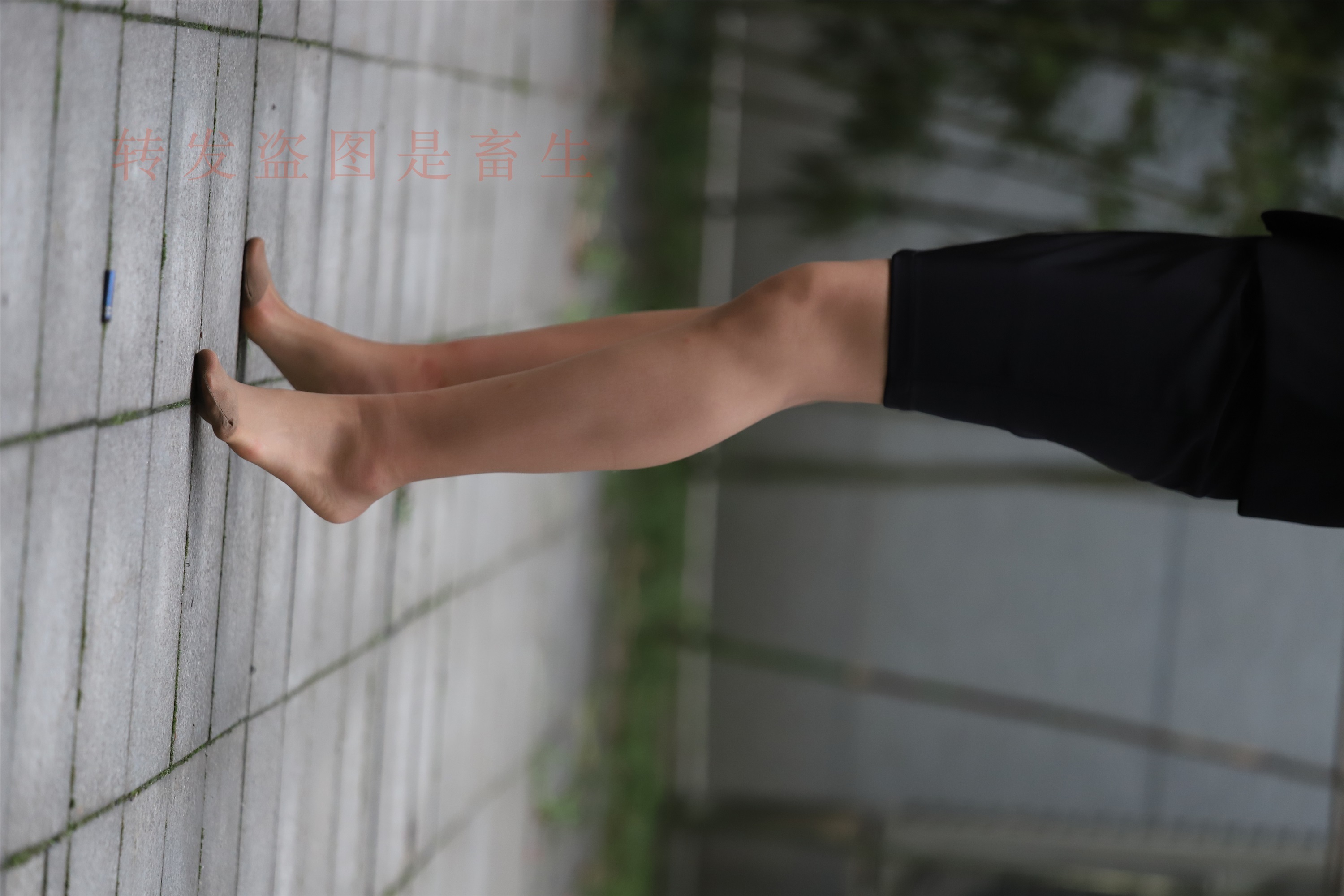 大西瓜套图  2018 4月活动 模特二 职业装薄灰