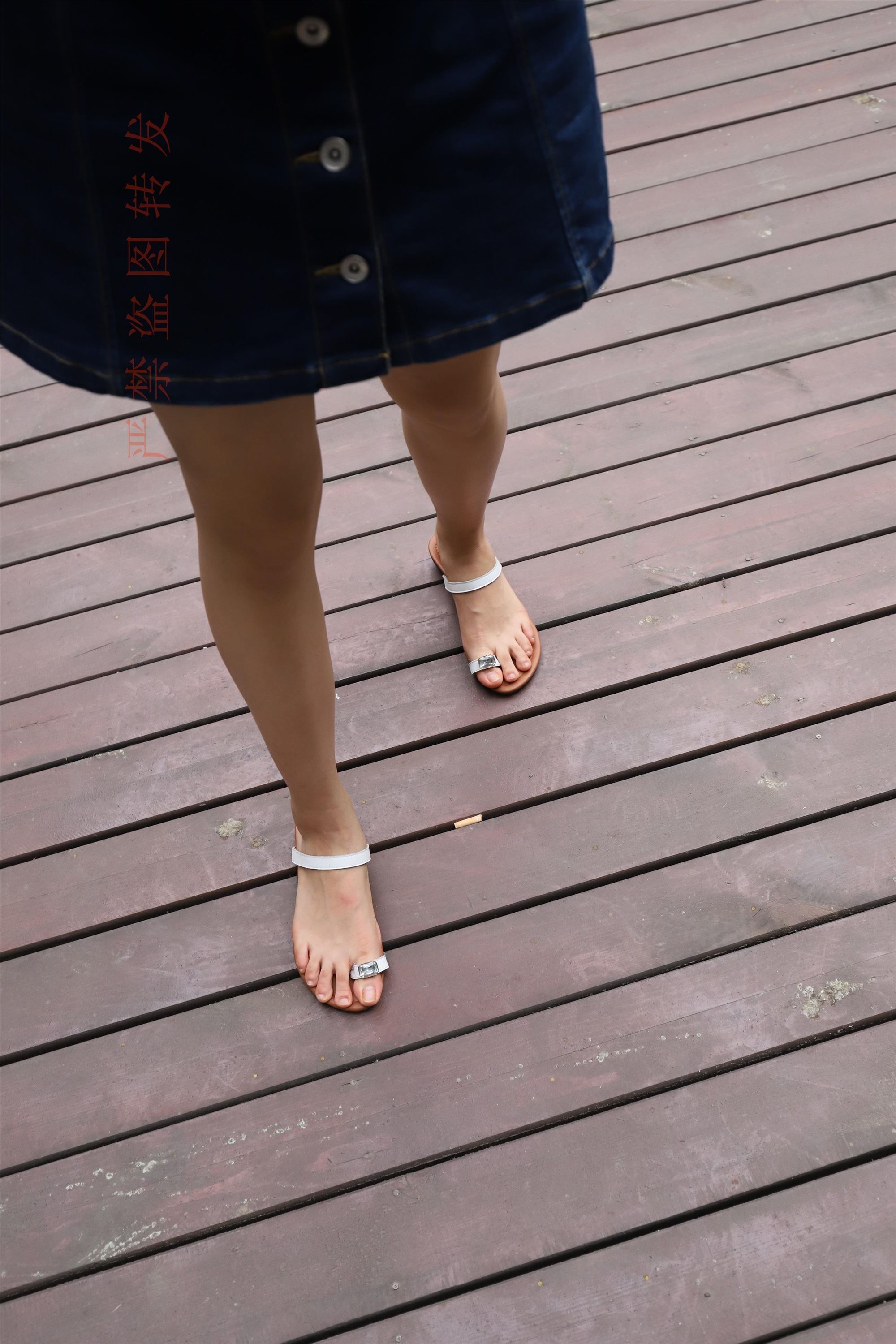 大西瓜套图  2018 5月活动 模特2 luo足2