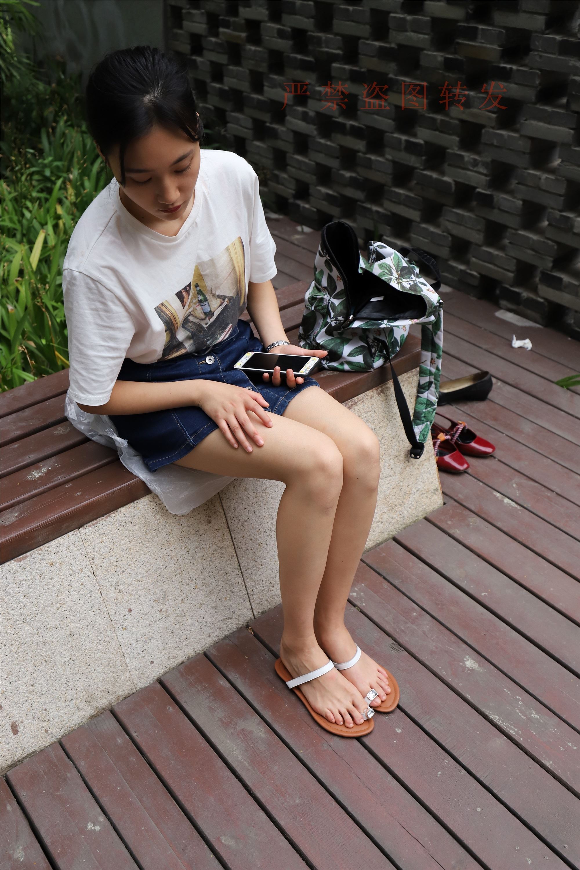 大西瓜套图  2018 5月活动 模特2 luo足2