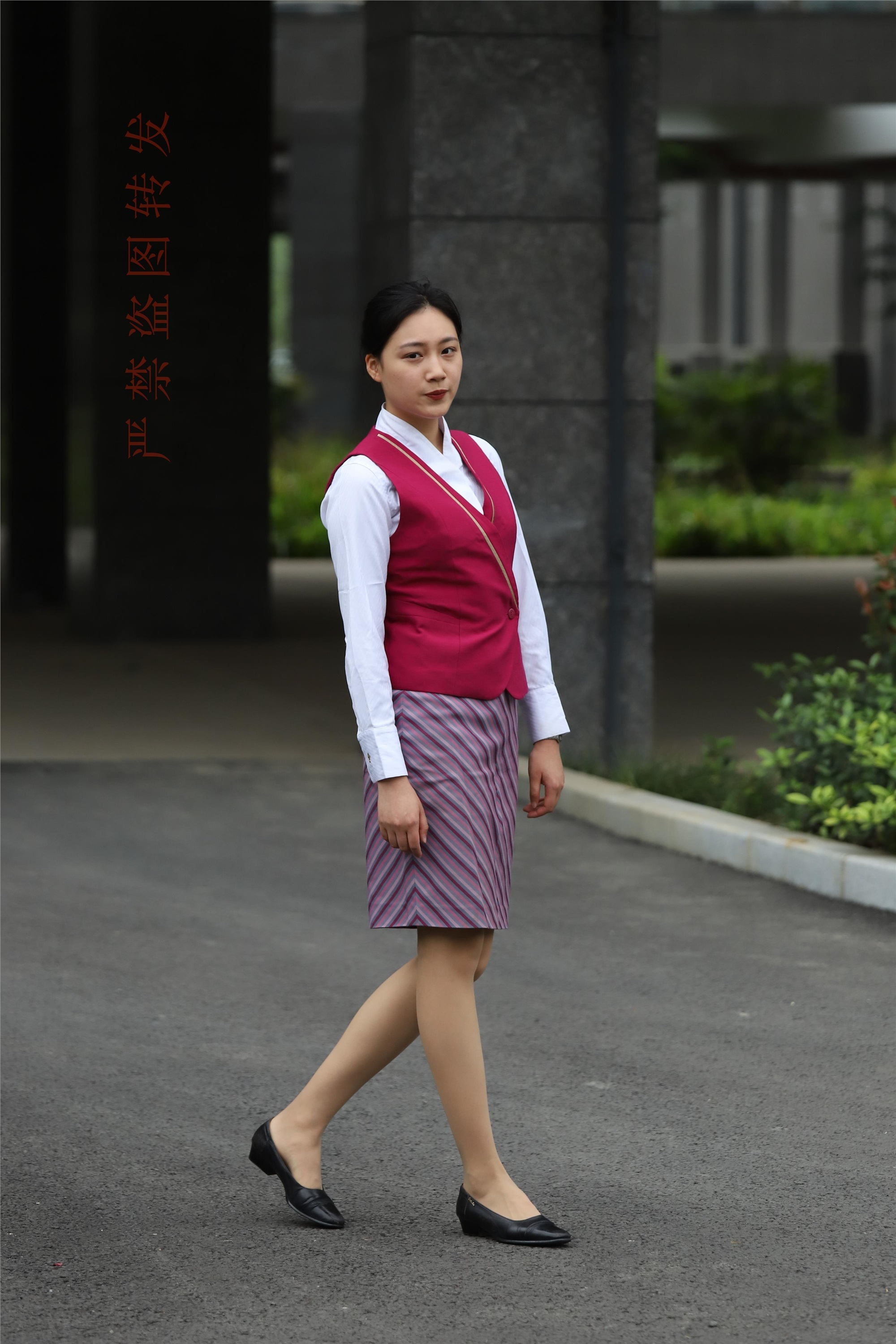 大西瓜套图  2018 5月活动 模特2 空乘制服1