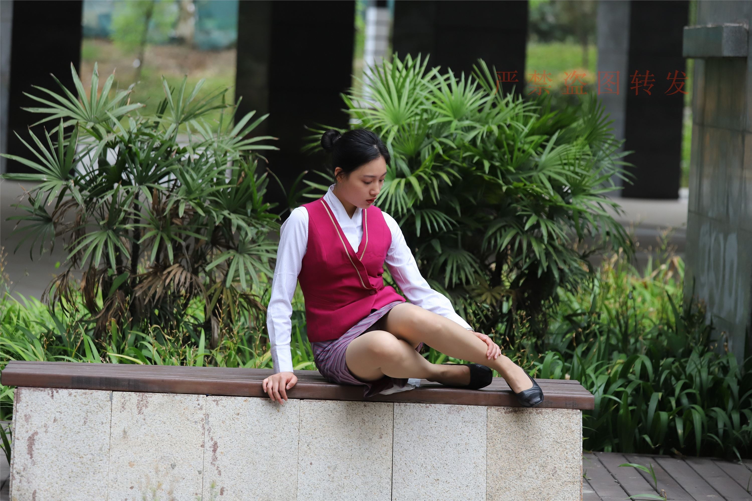 大西瓜套图  2018 5月活动 模特2 空乘制服1