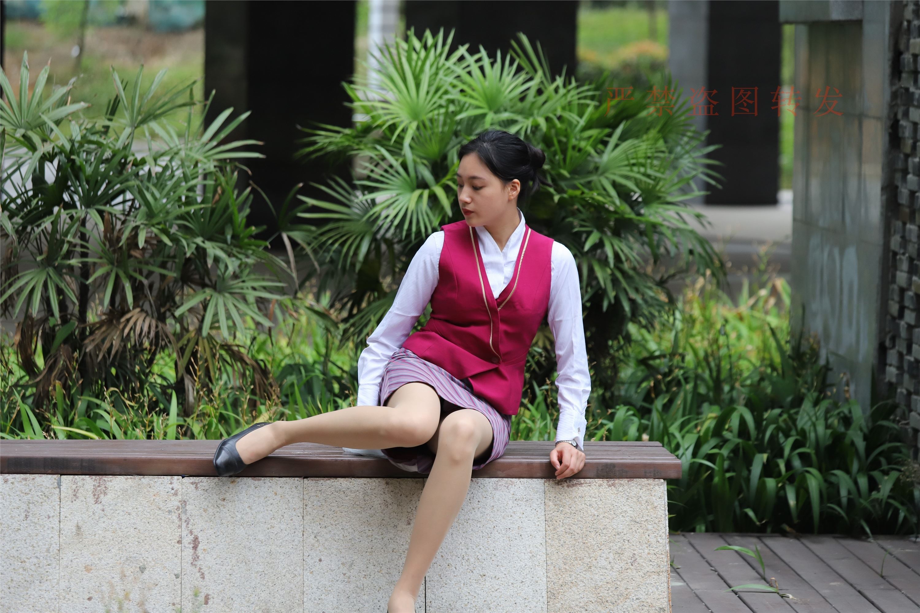 大西瓜套图  2018 5月活动 模特2 空乘制服1