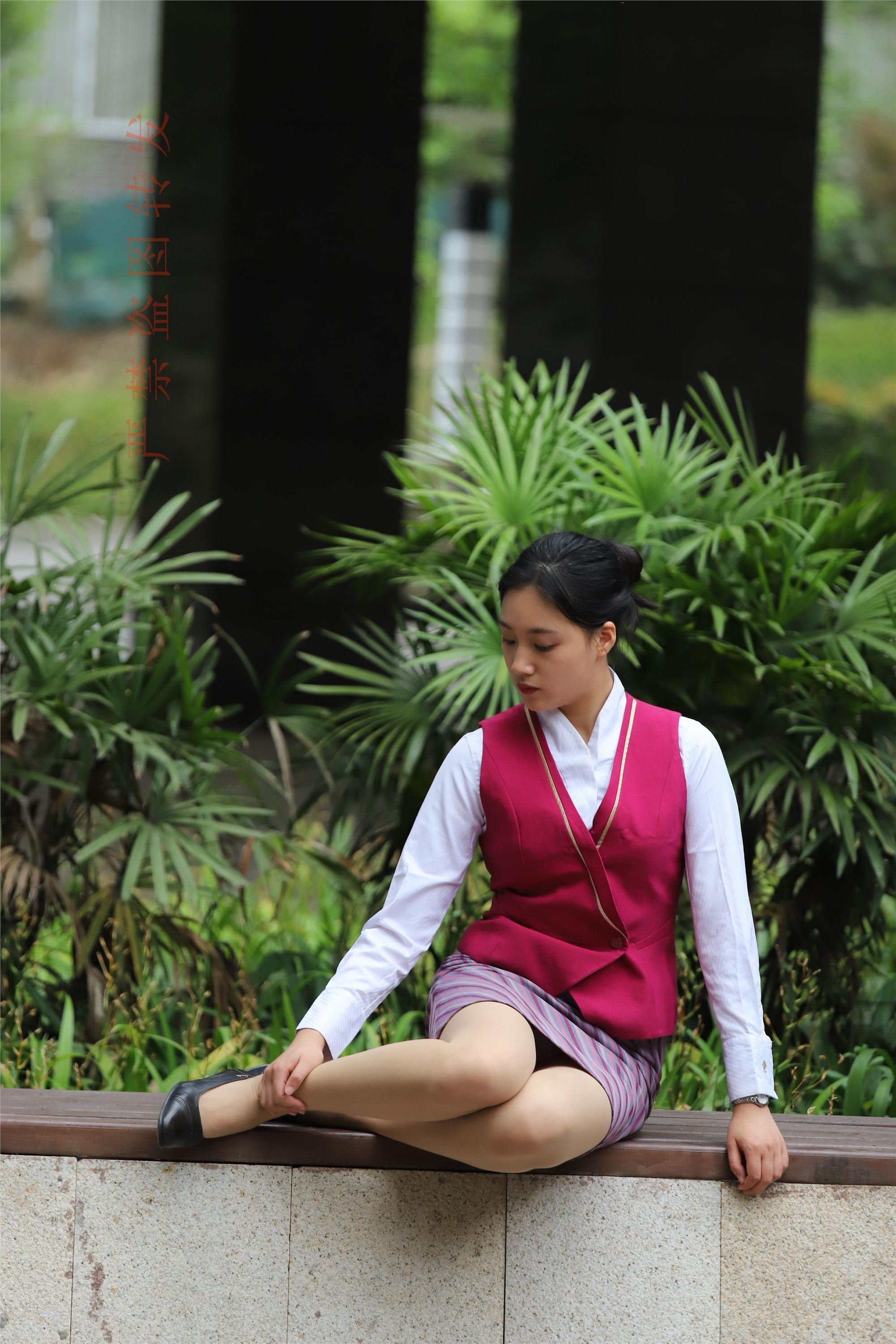 大西瓜套图  2018 5月活动 模特2 空乘制服1