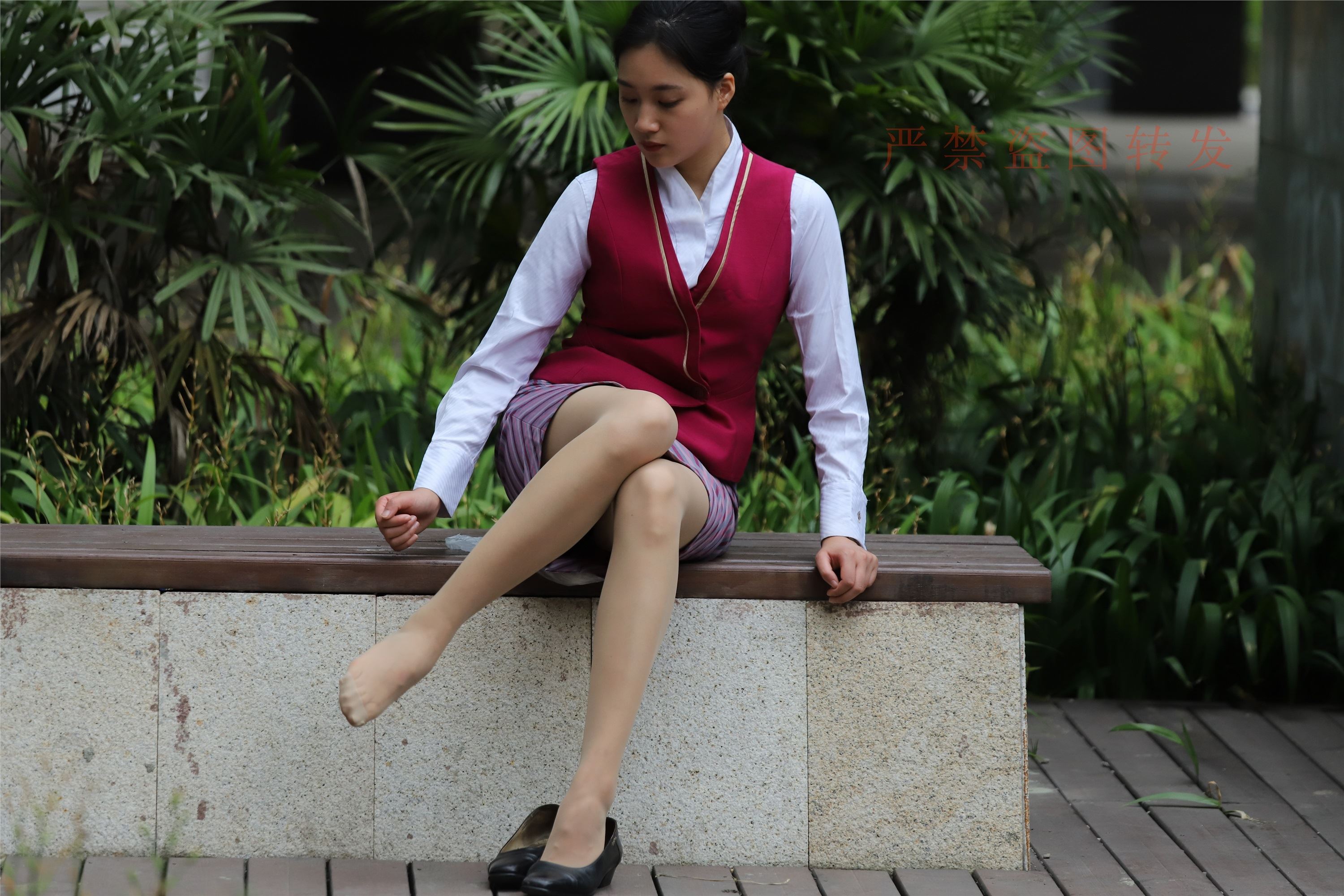 大西瓜套图  2018 5月活动 模特2 空乘制服1