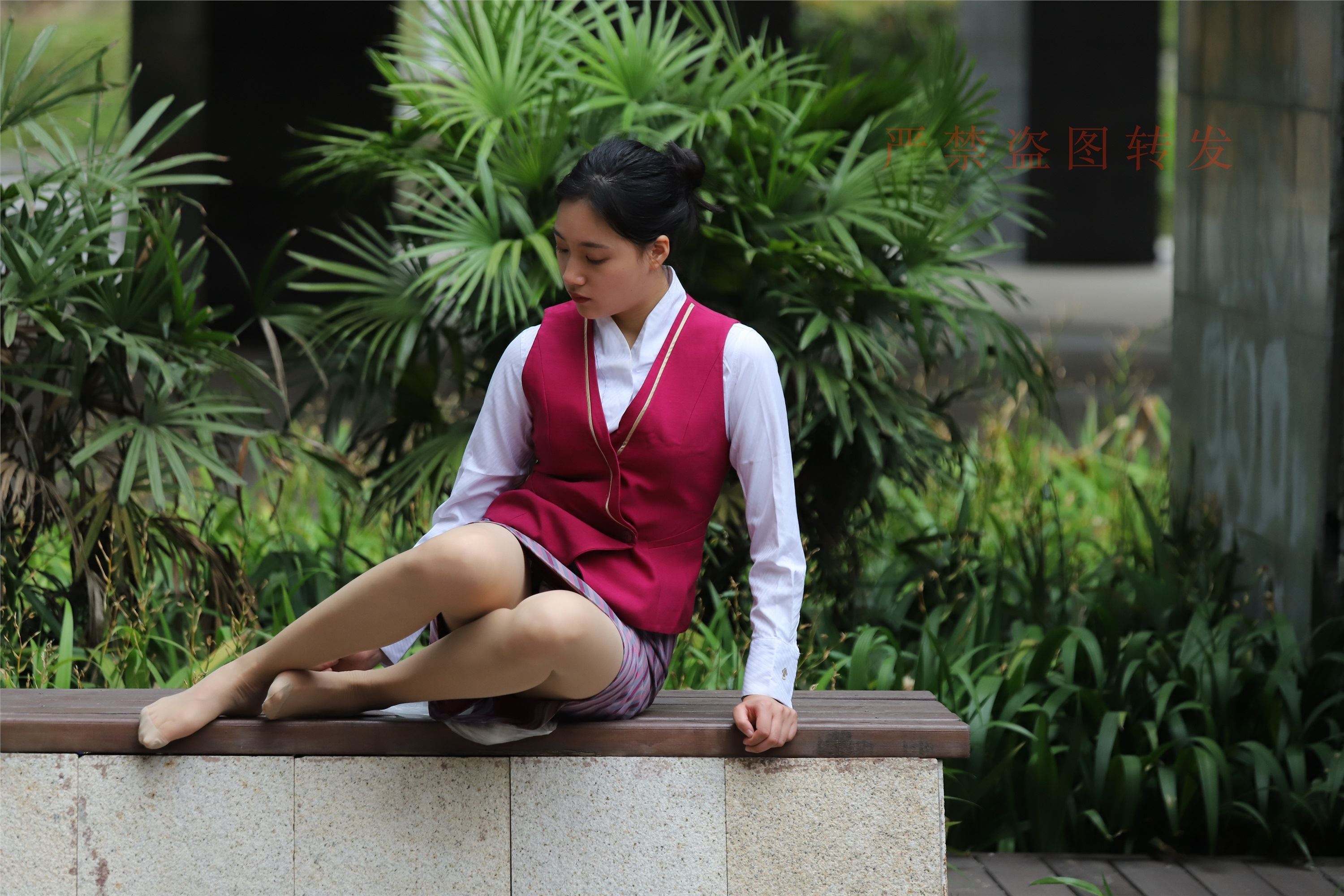 大西瓜套图  2018 5月活动 模特2 空乘制服1