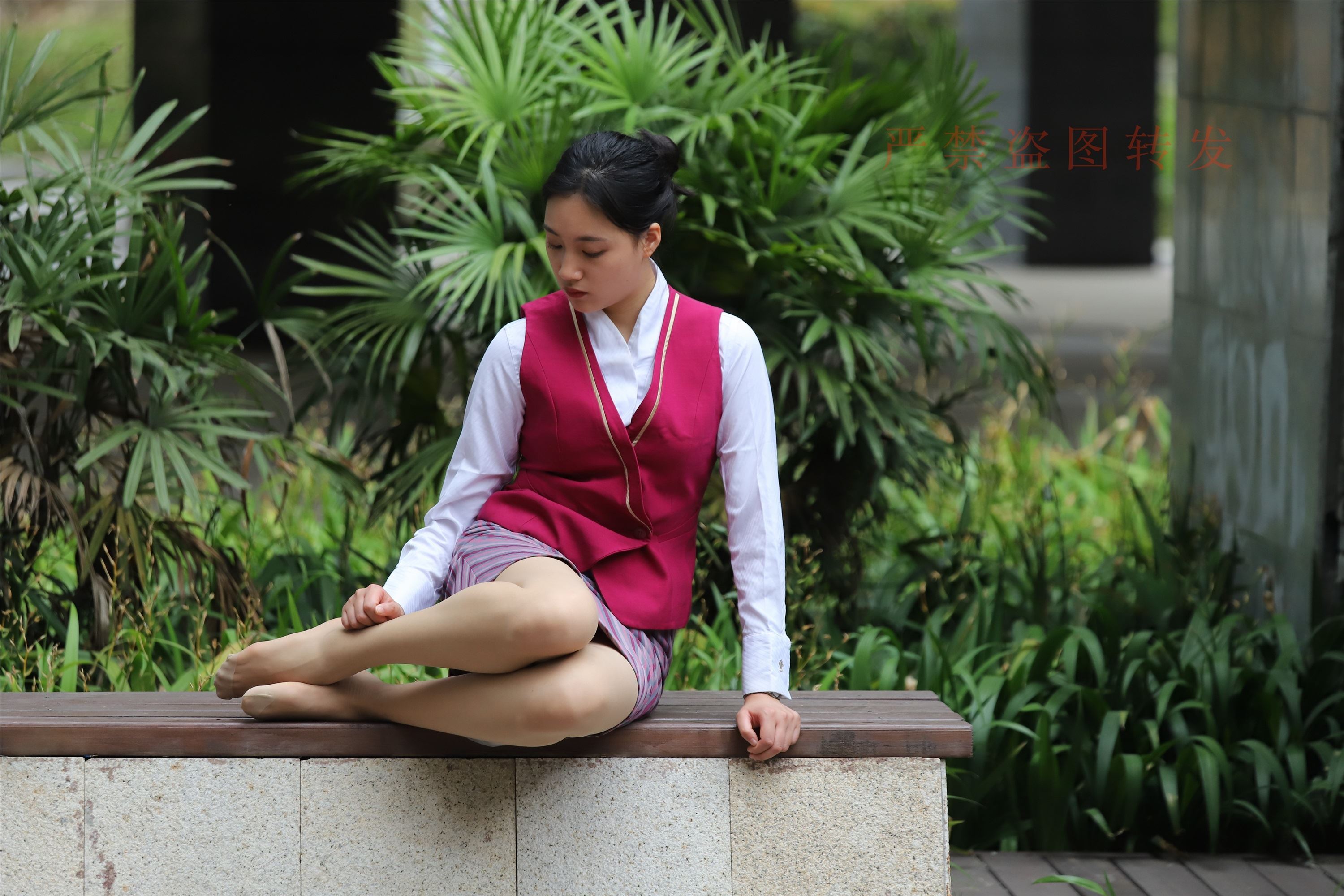 大西瓜套图  2018 5月活动 模特2 空乘制服1