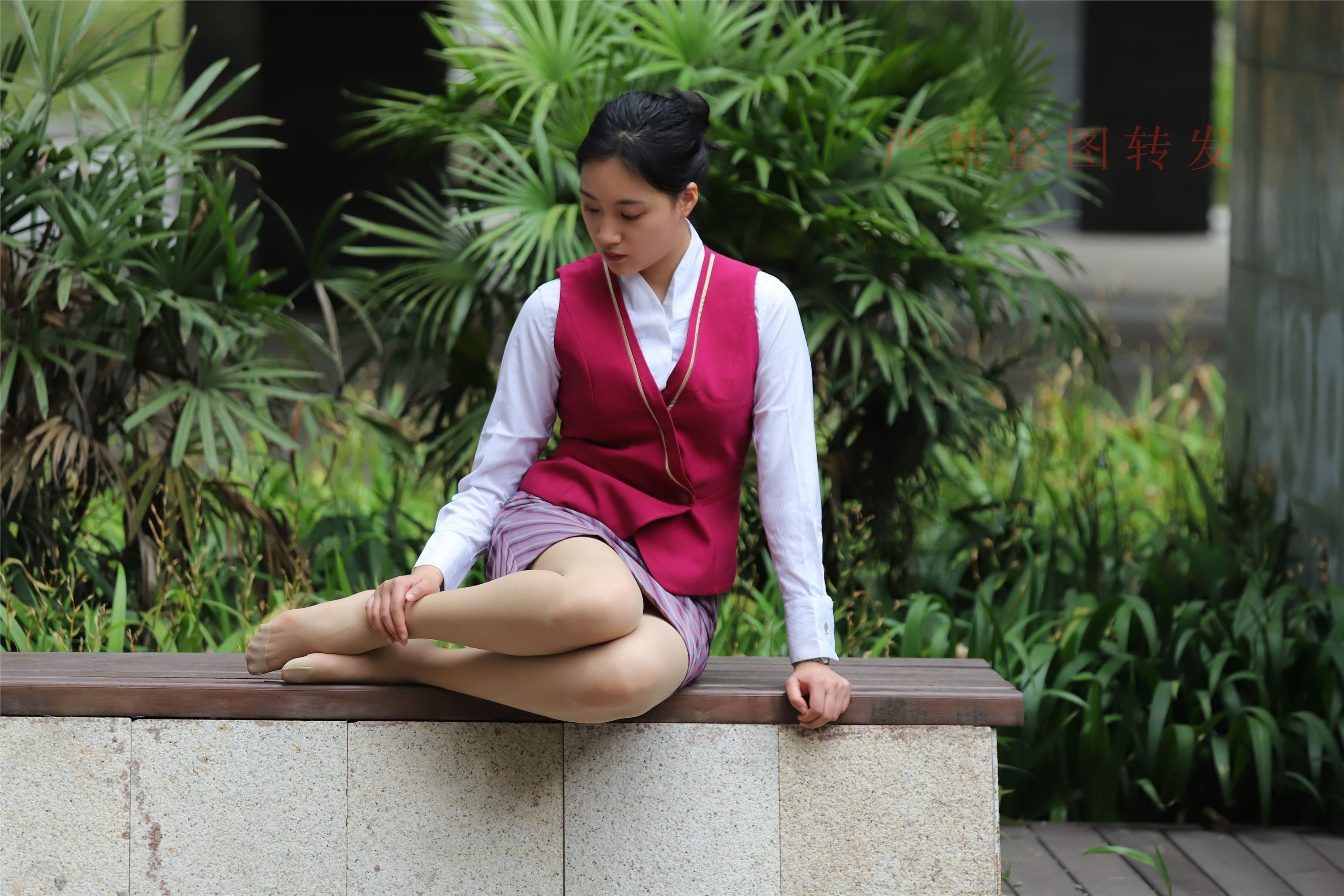 大西瓜套图  2018 5月活动 模特2 空乘制服1