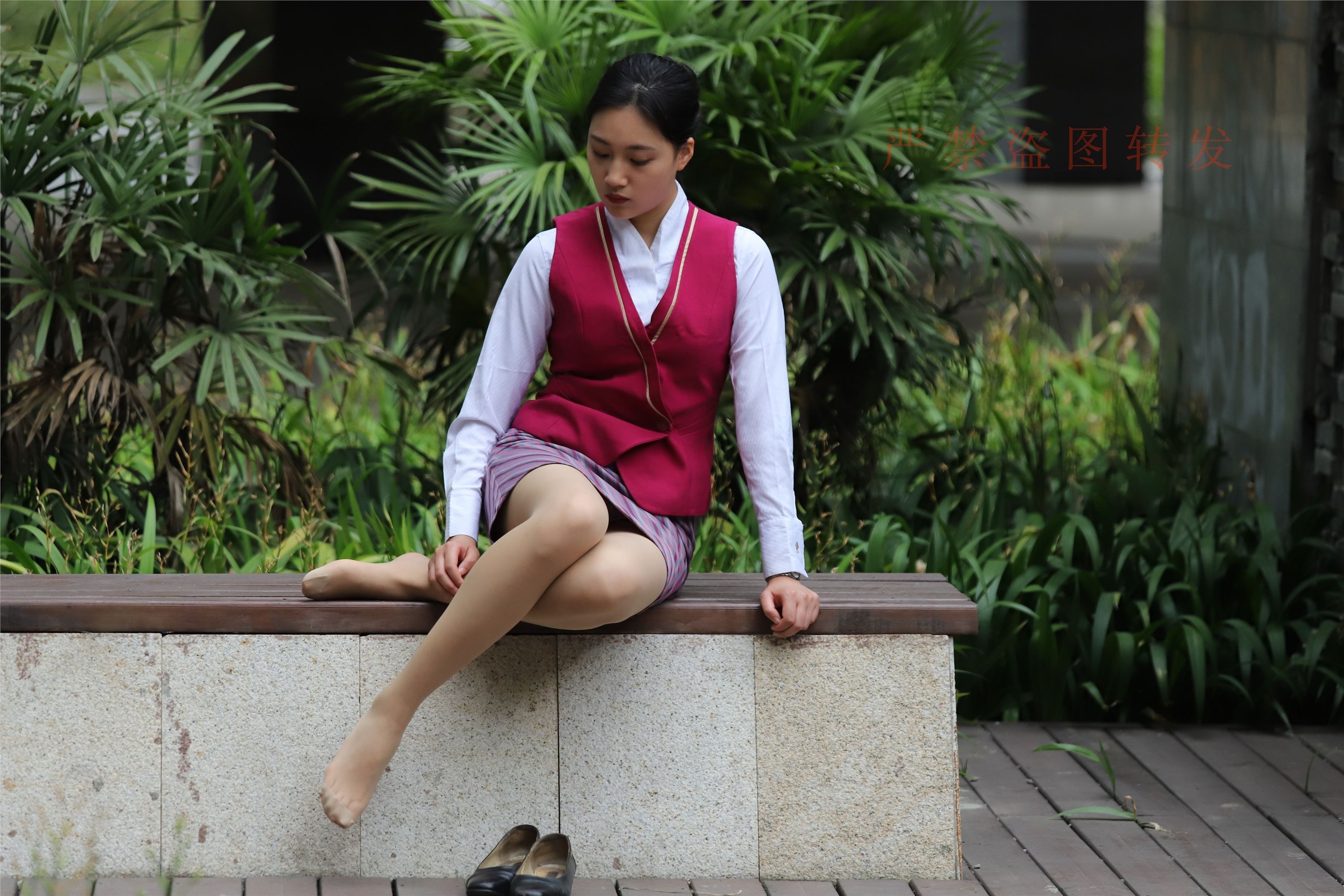 大西瓜套图  2018 5月活动 模特2 空乘制服1