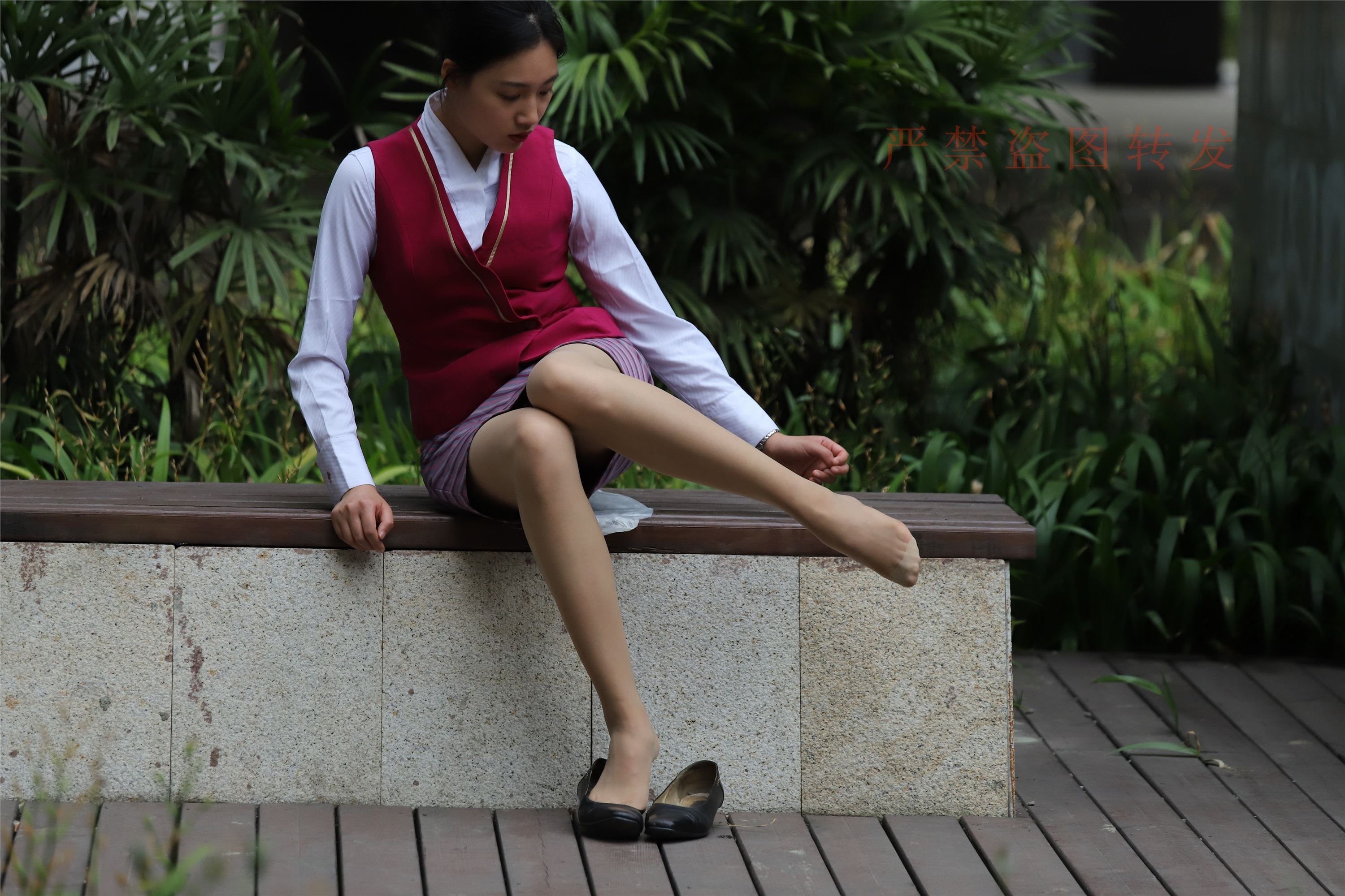 大西瓜套图  2018 5月活动 模特2 空乘制服1