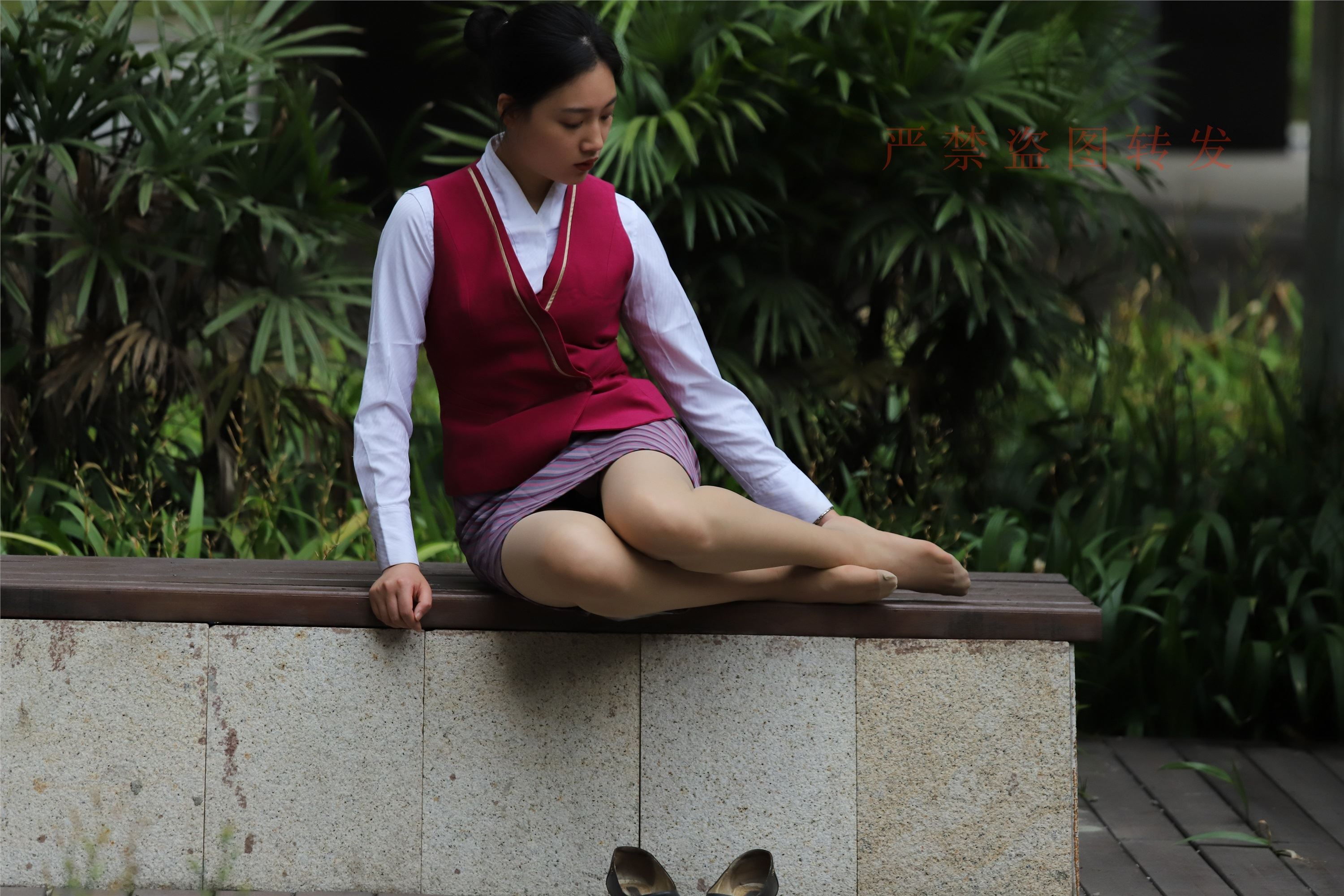 大西瓜套图  2018 5月活动 模特2 空乘制服1