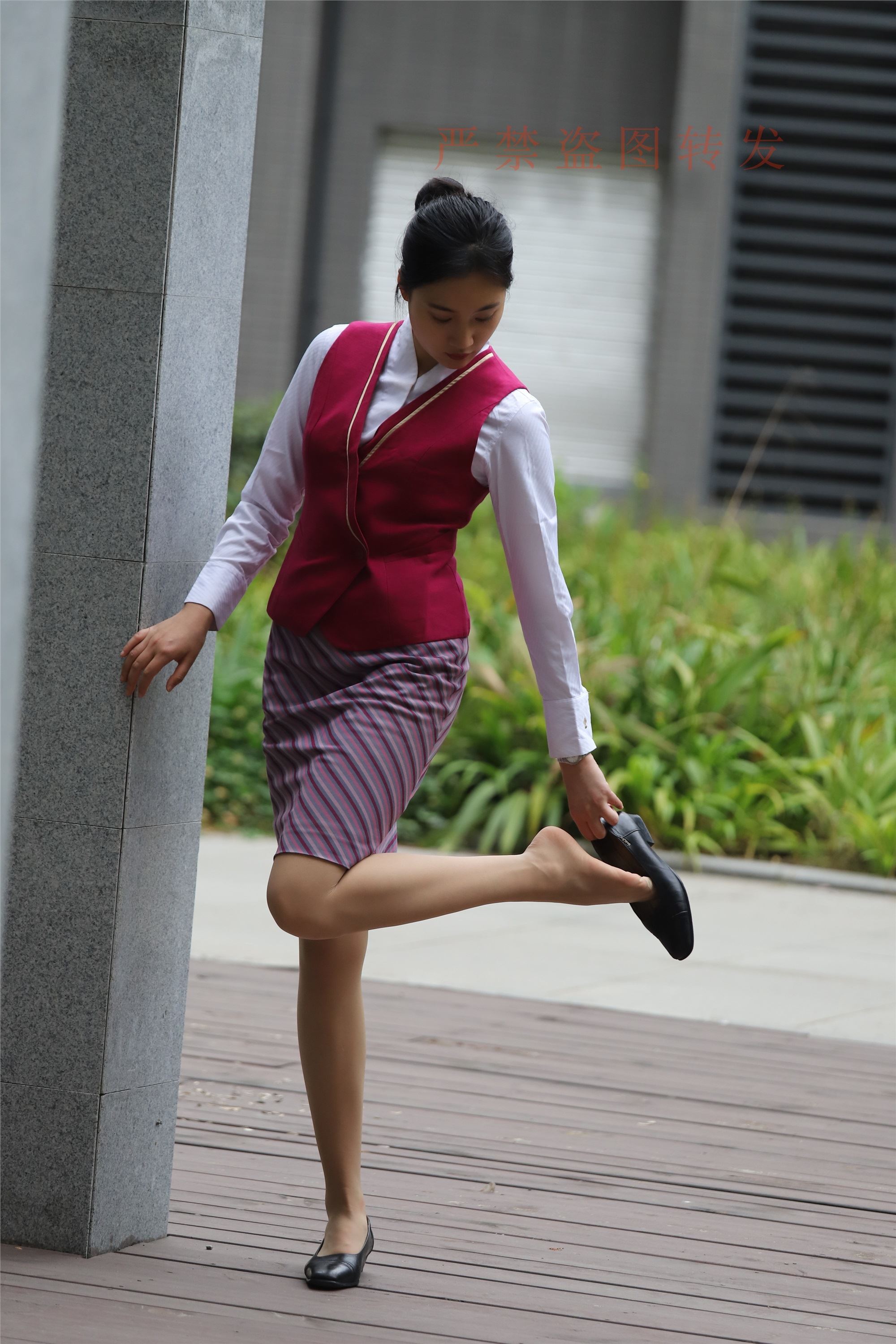 大西瓜套图  2018 5月活动 模特2 空乘制服1