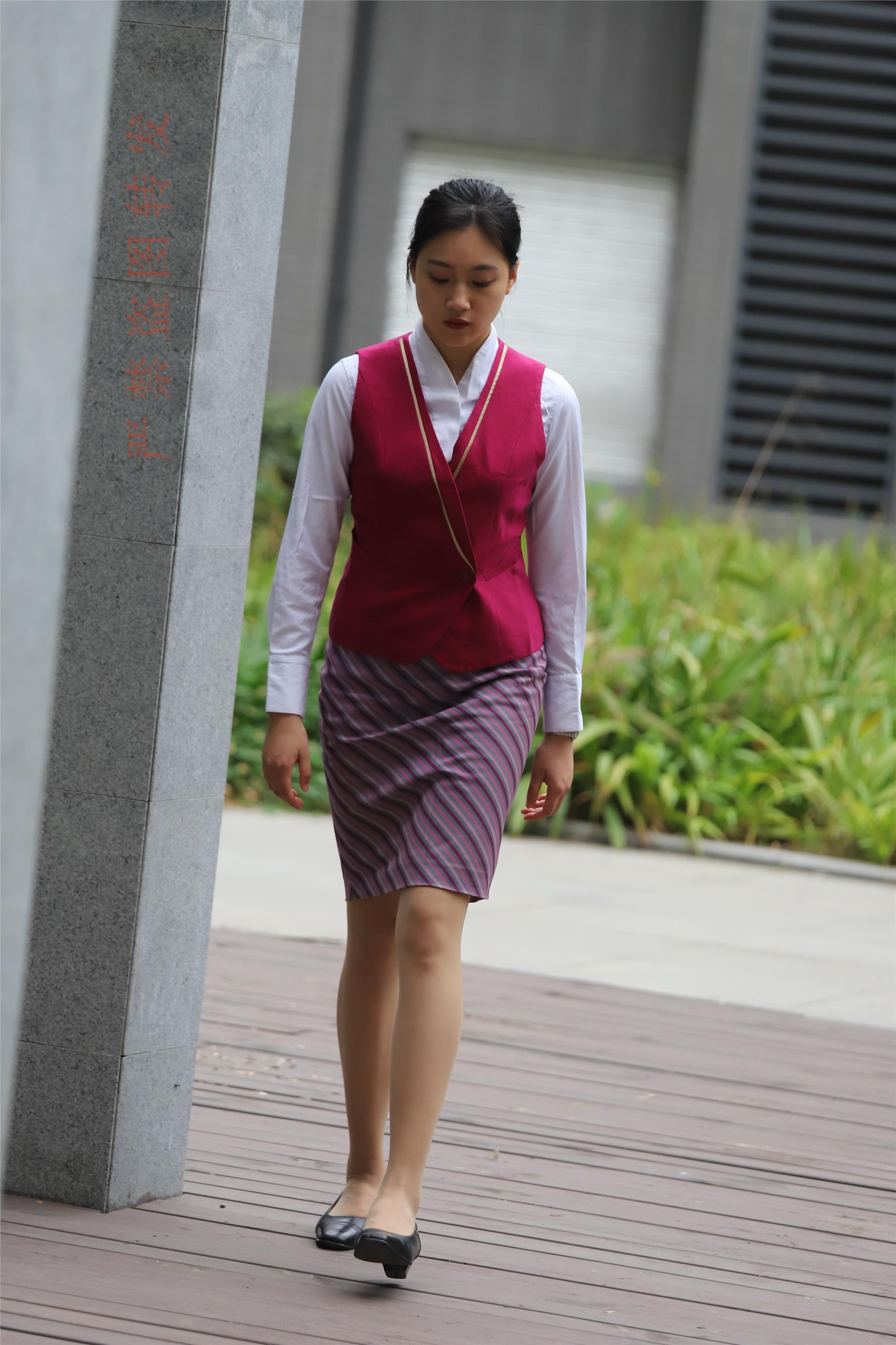 大西瓜套图  2018 5月活动 模特2 空乘制服1