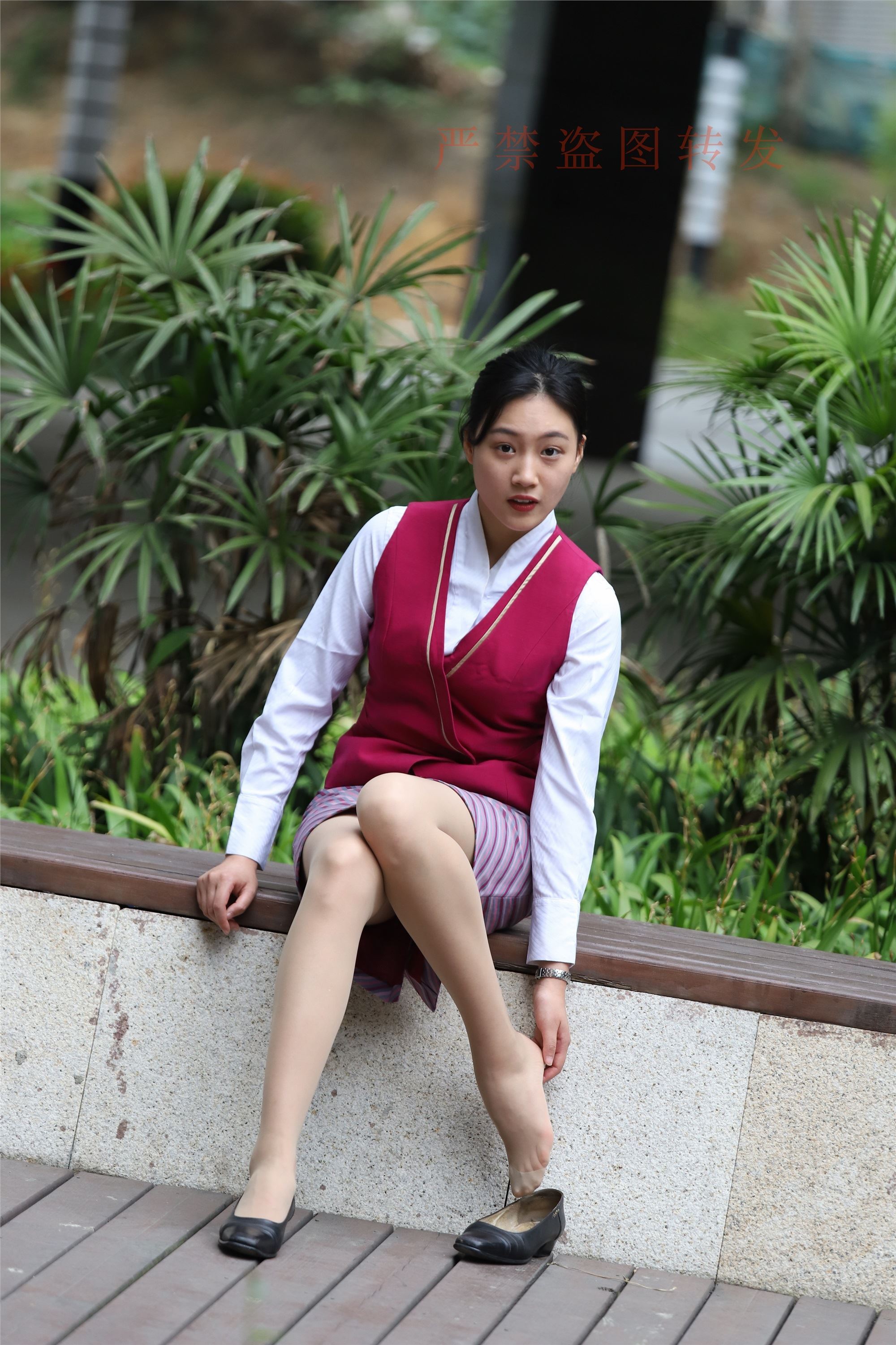 大西瓜套图  2018 5月活动 模特2 空乘制服1