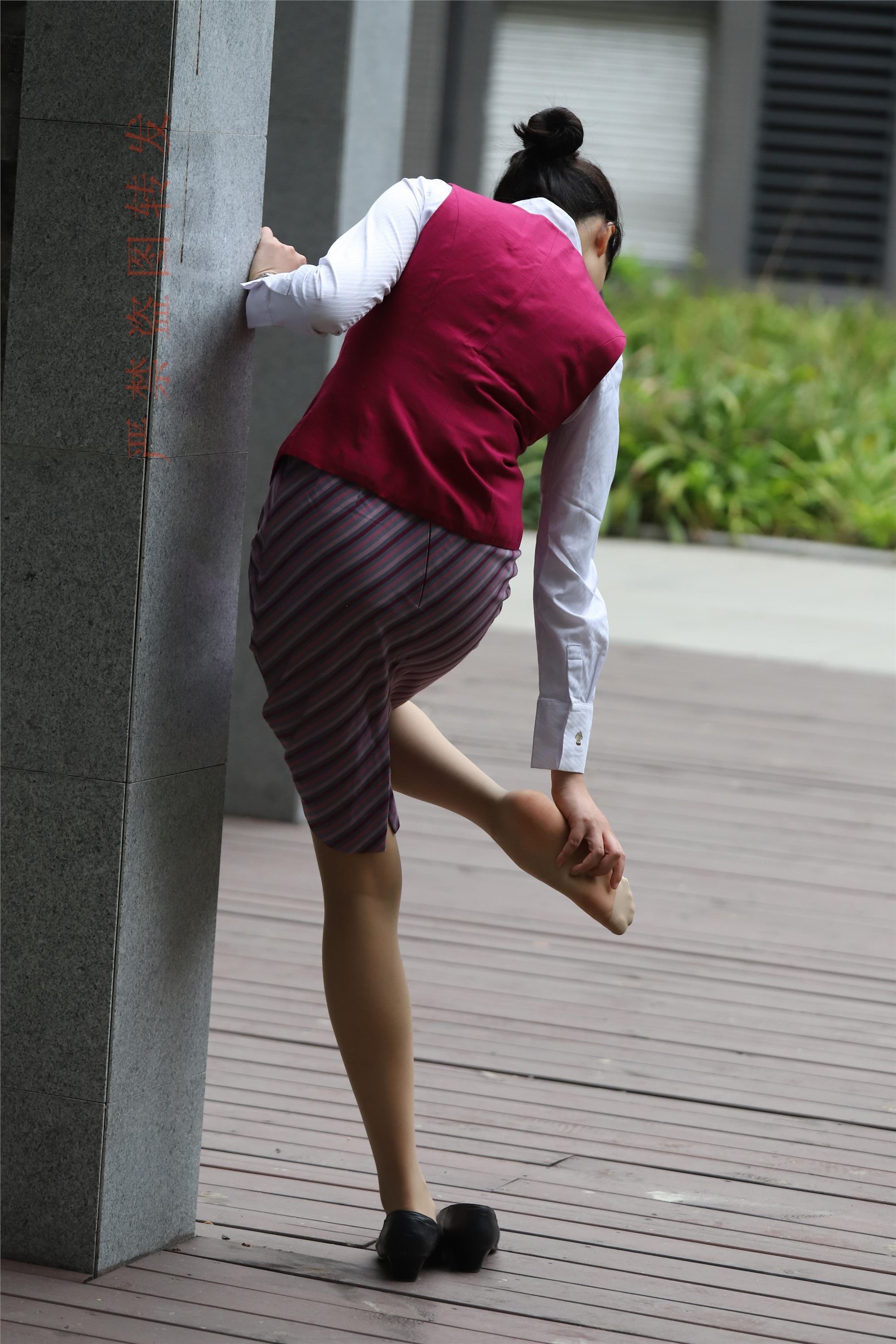 大西瓜套图  2018 5月活动 模特2 空乘制服1