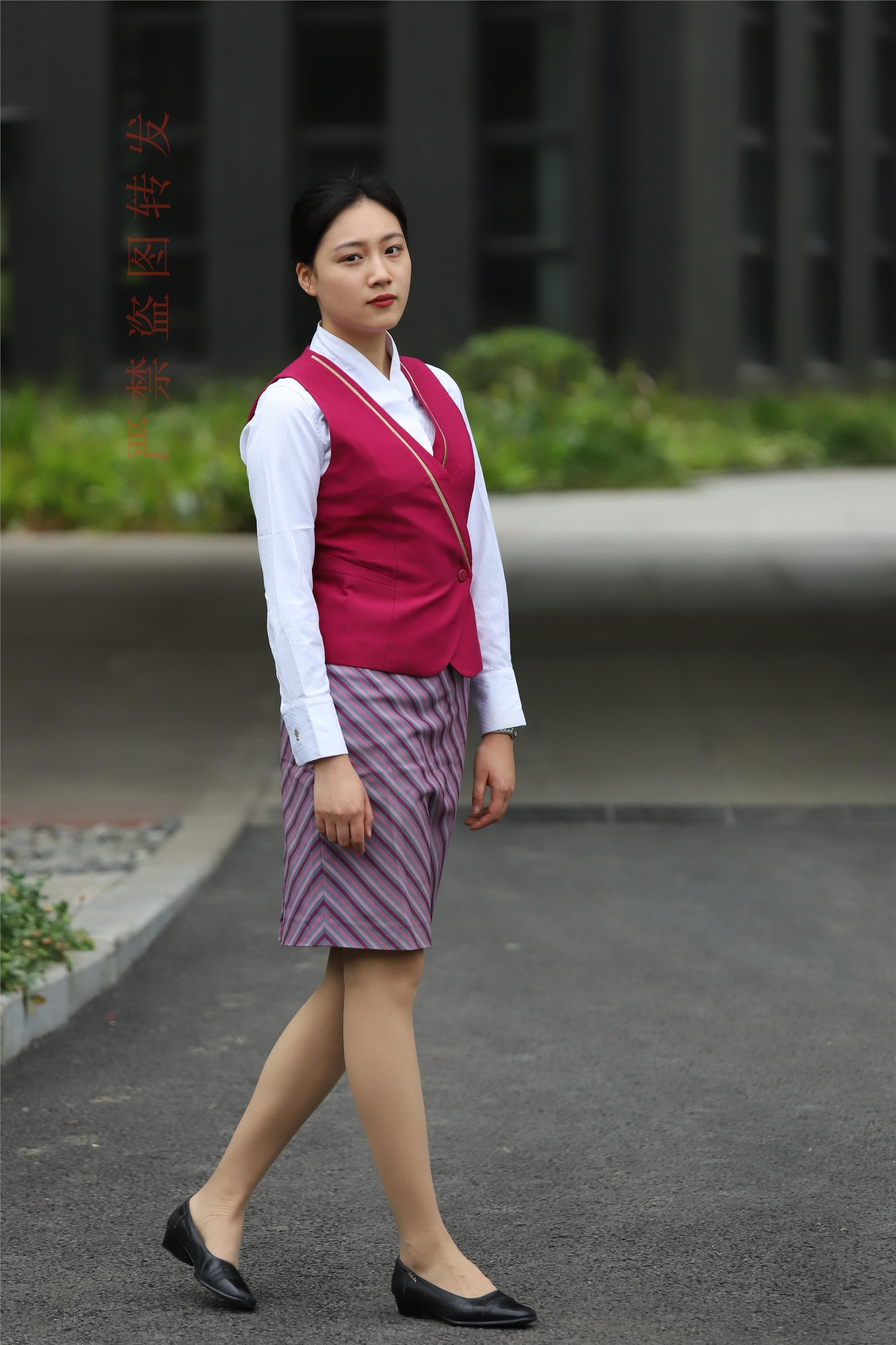 大西瓜套图  2018 5月活动 模特2 空乘制服1