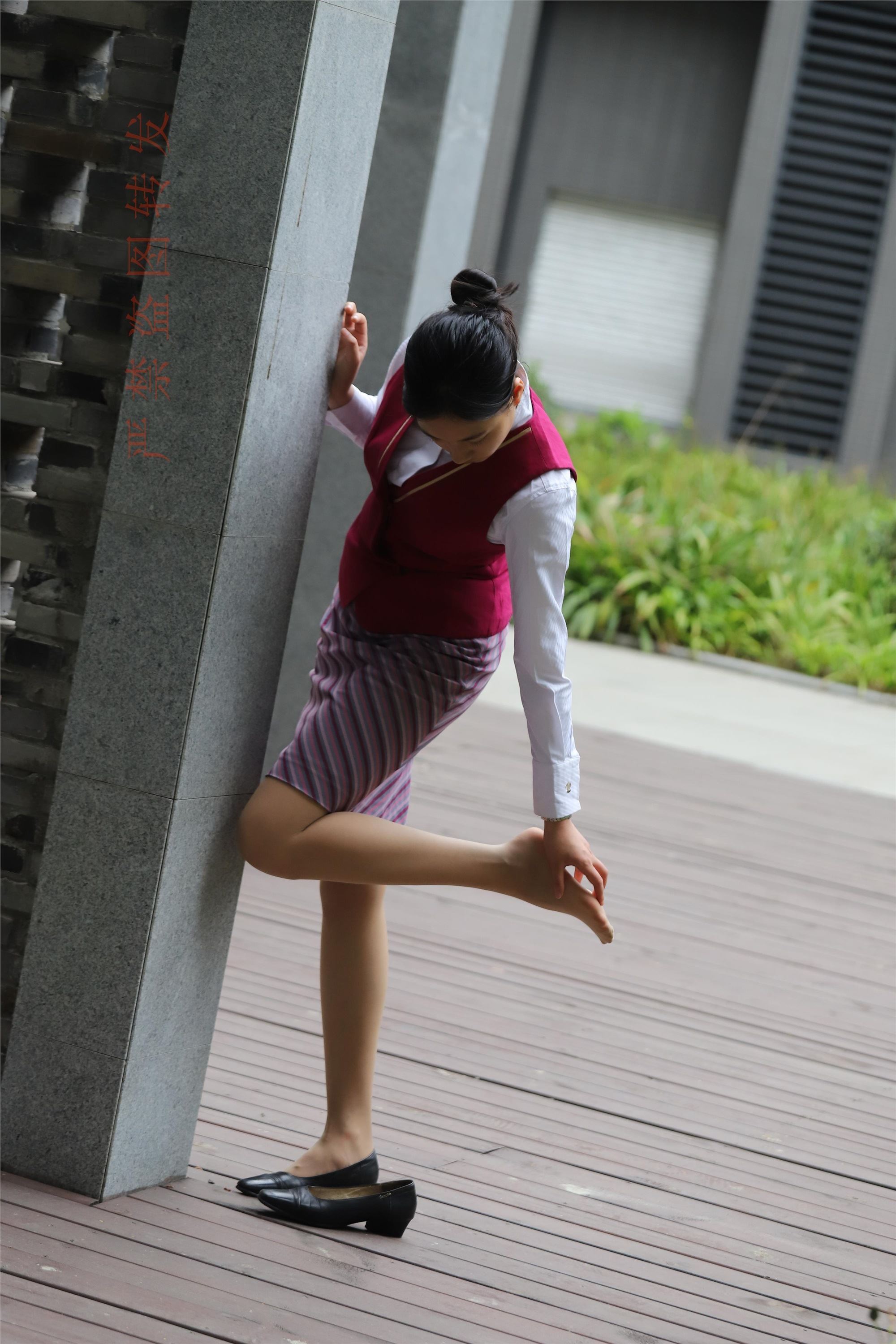 大西瓜套图  2018 5月活动 模特2 空乘制服1