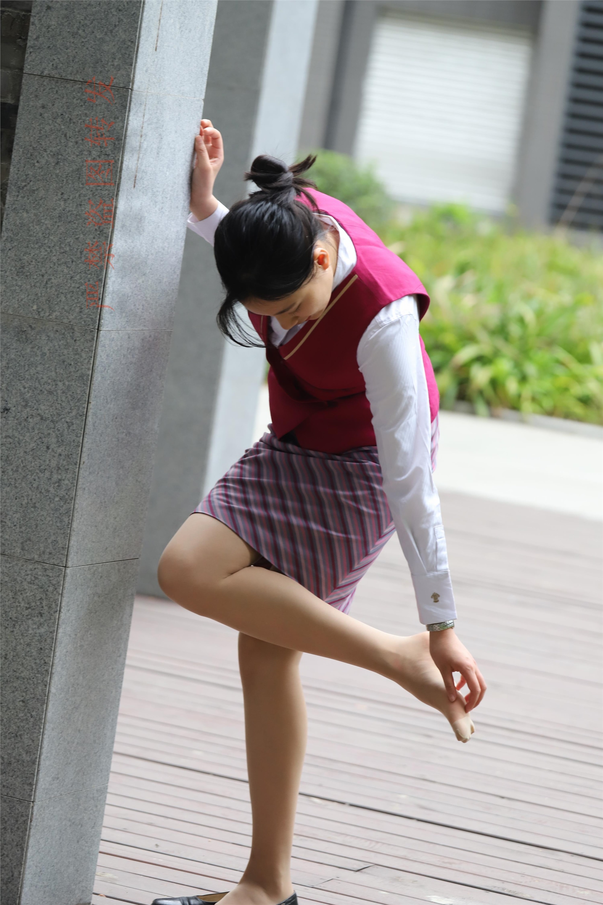 大西瓜套图  2018 5月活动 模特2 空乘制服1