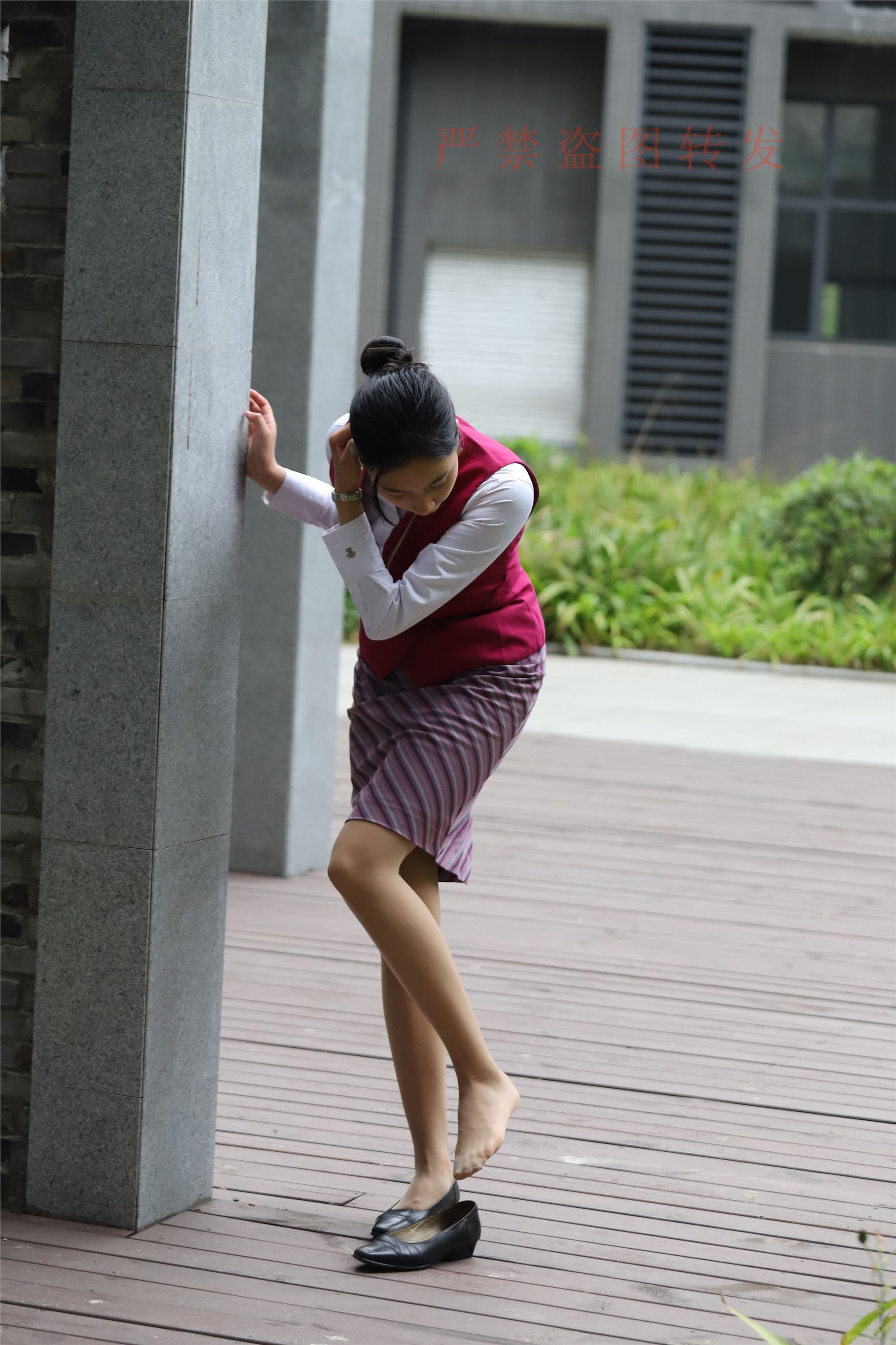 大西瓜套图  2018 5月活动 模特2 空乘制服1