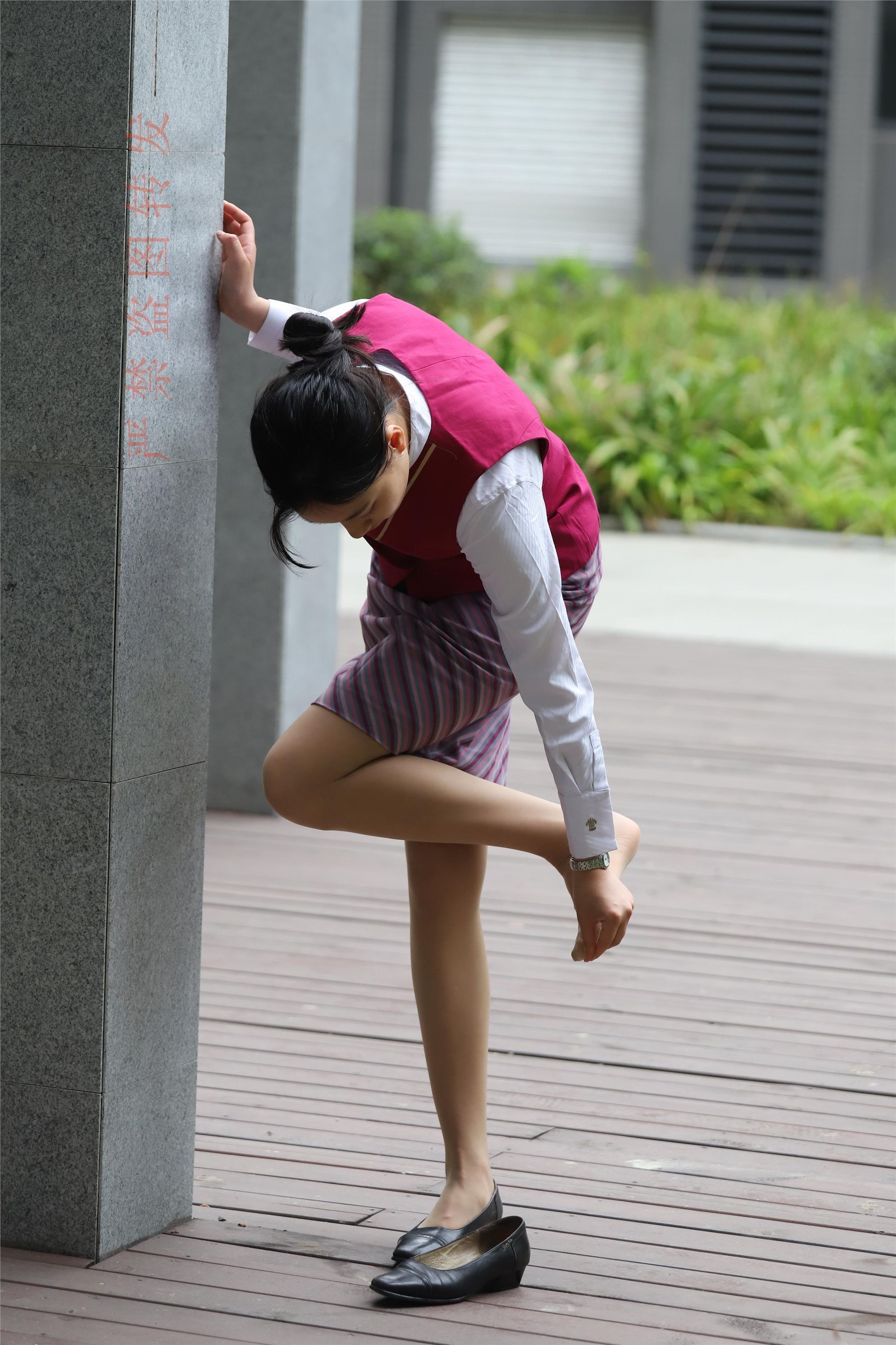 大西瓜套图  2018 5月活动 模特2 空乘制服1