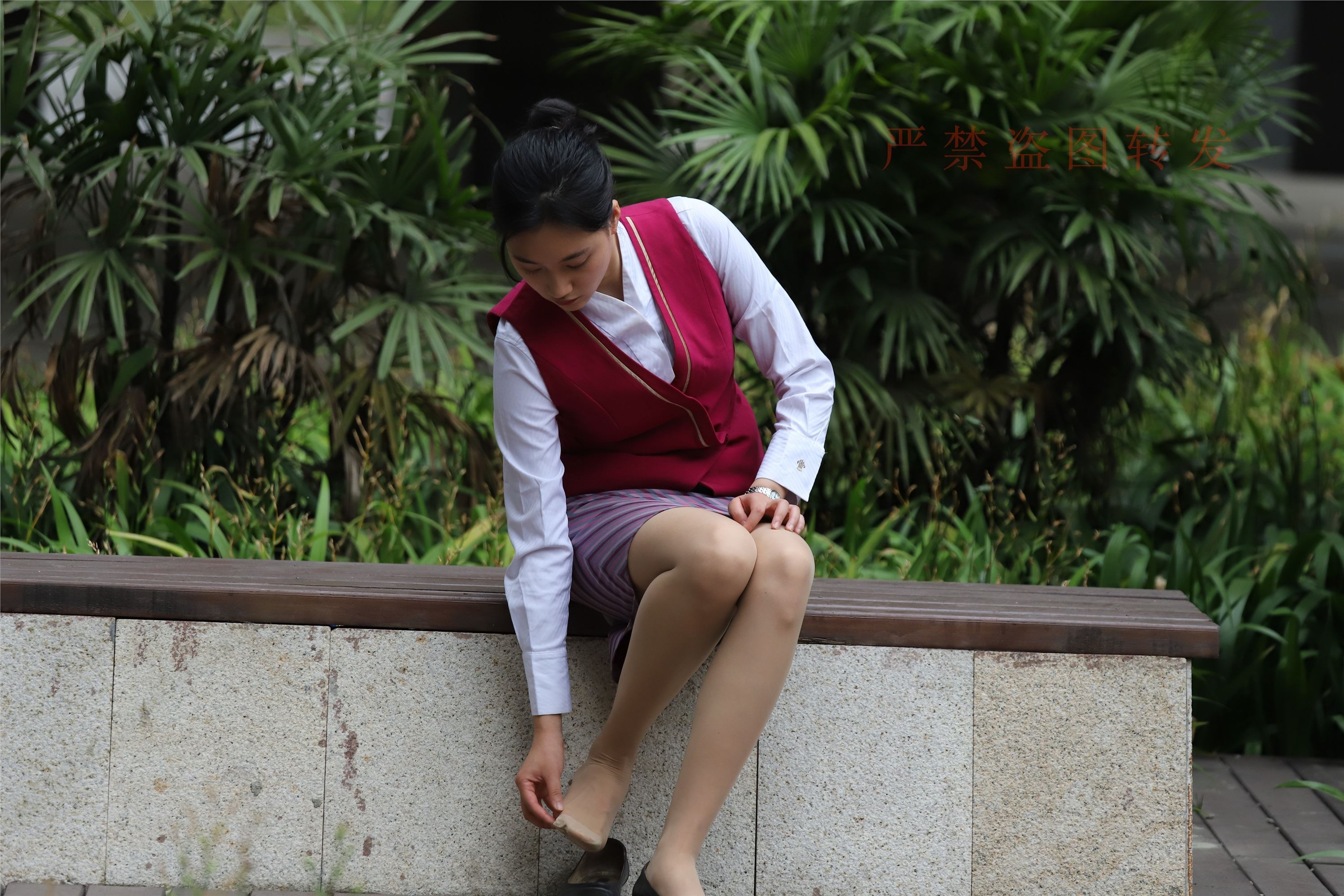 大西瓜套图  2018 5月活动 模特2 空乘制服1