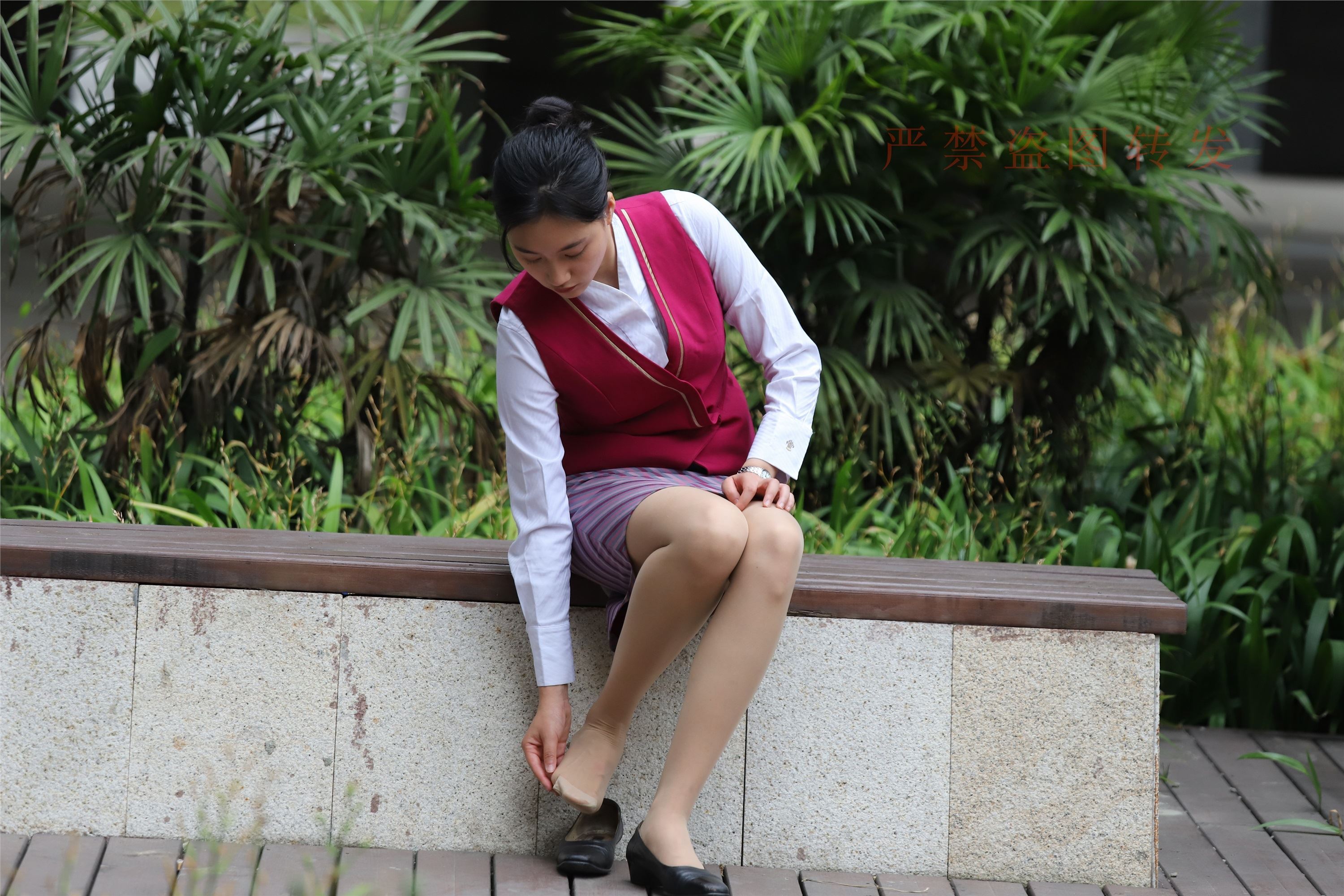 大西瓜套图  2018 5月活动 模特2 空乘制服1