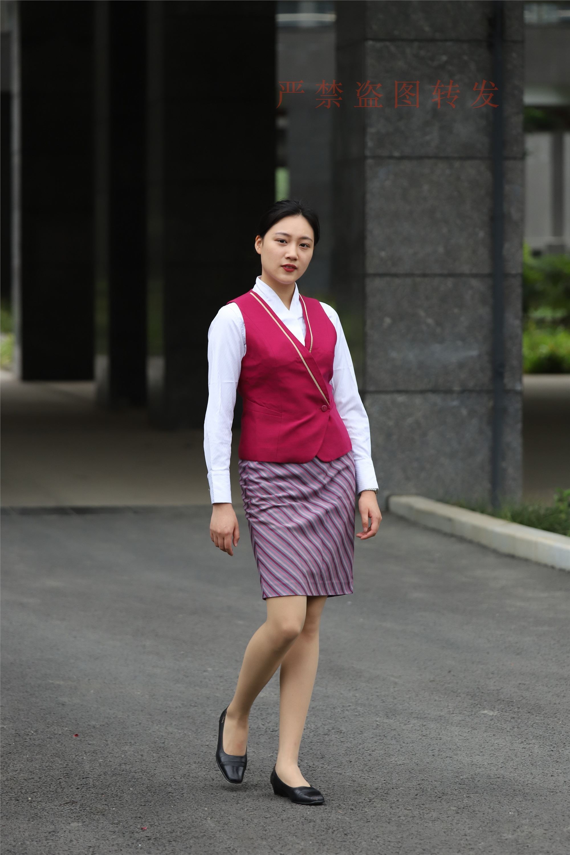 大西瓜套图  2018 5月活动 模特2 空乘制服1