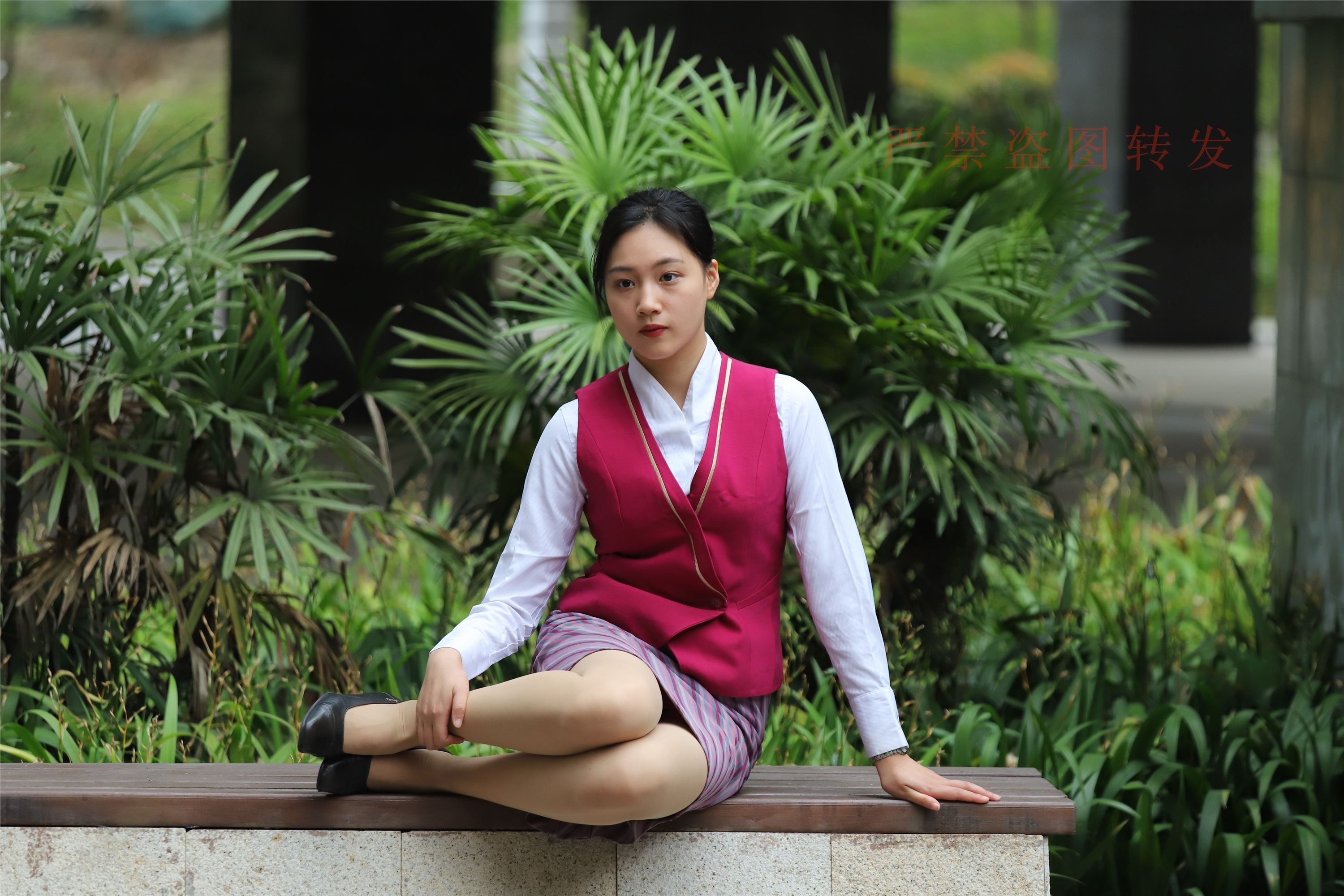 大西瓜套图  2018 5月活动 模特2 空乘制服1