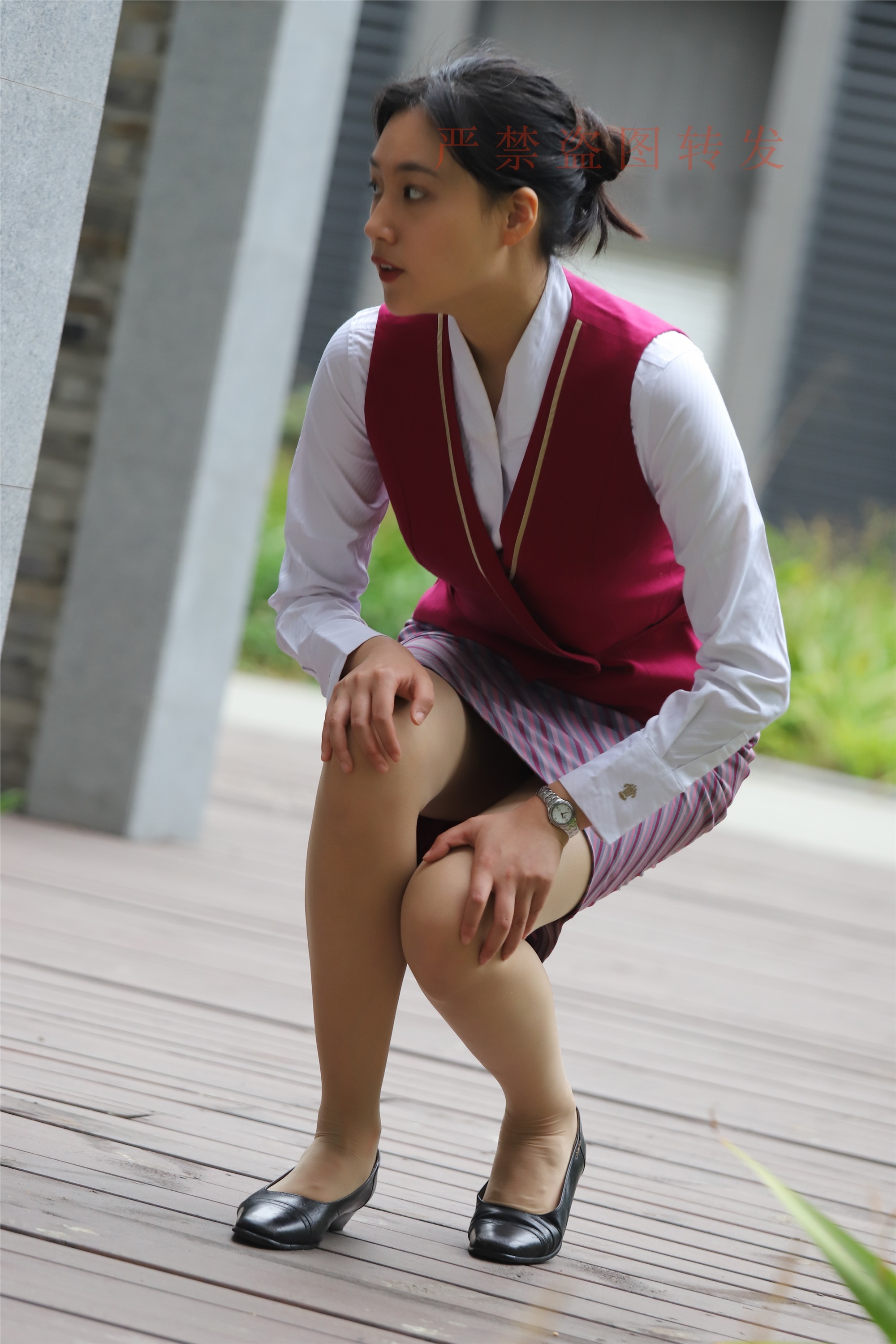 大西瓜套图  2018 5月活动 模特2 空乘制服2