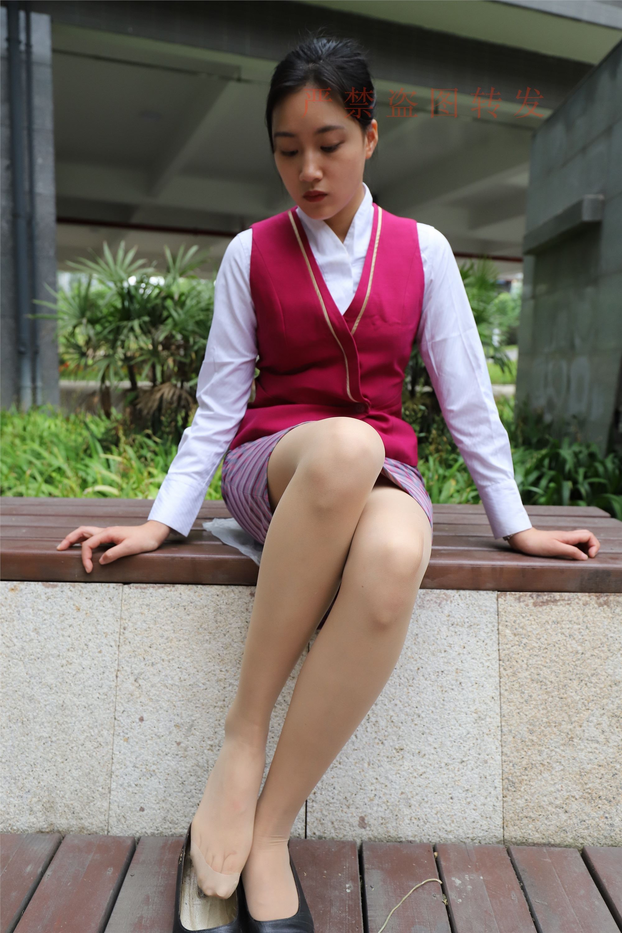 大西瓜套图  2018 5月活动 模特2 空乘制服2