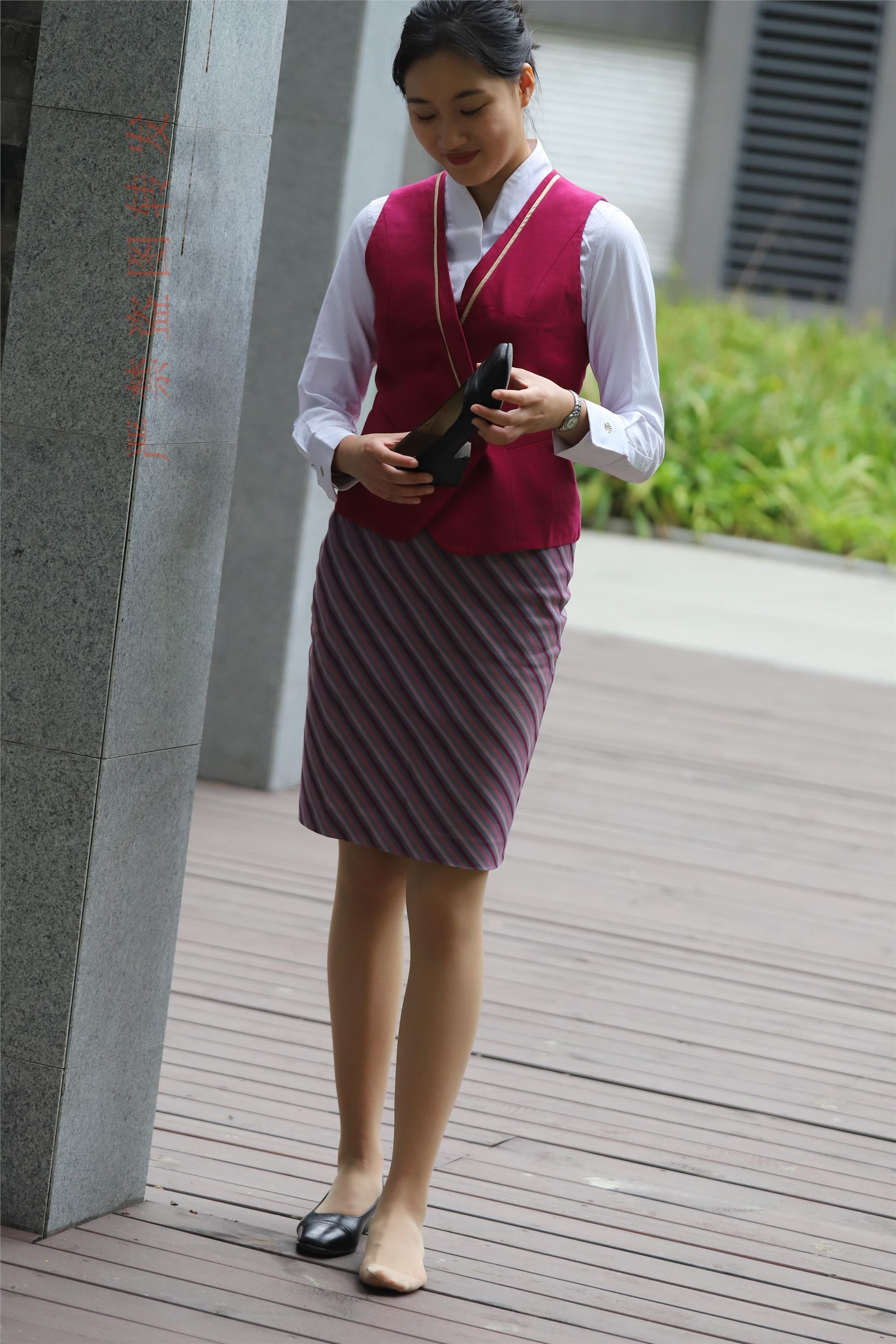 大西瓜套图  2018 5月活动 模特2 空乘制服2