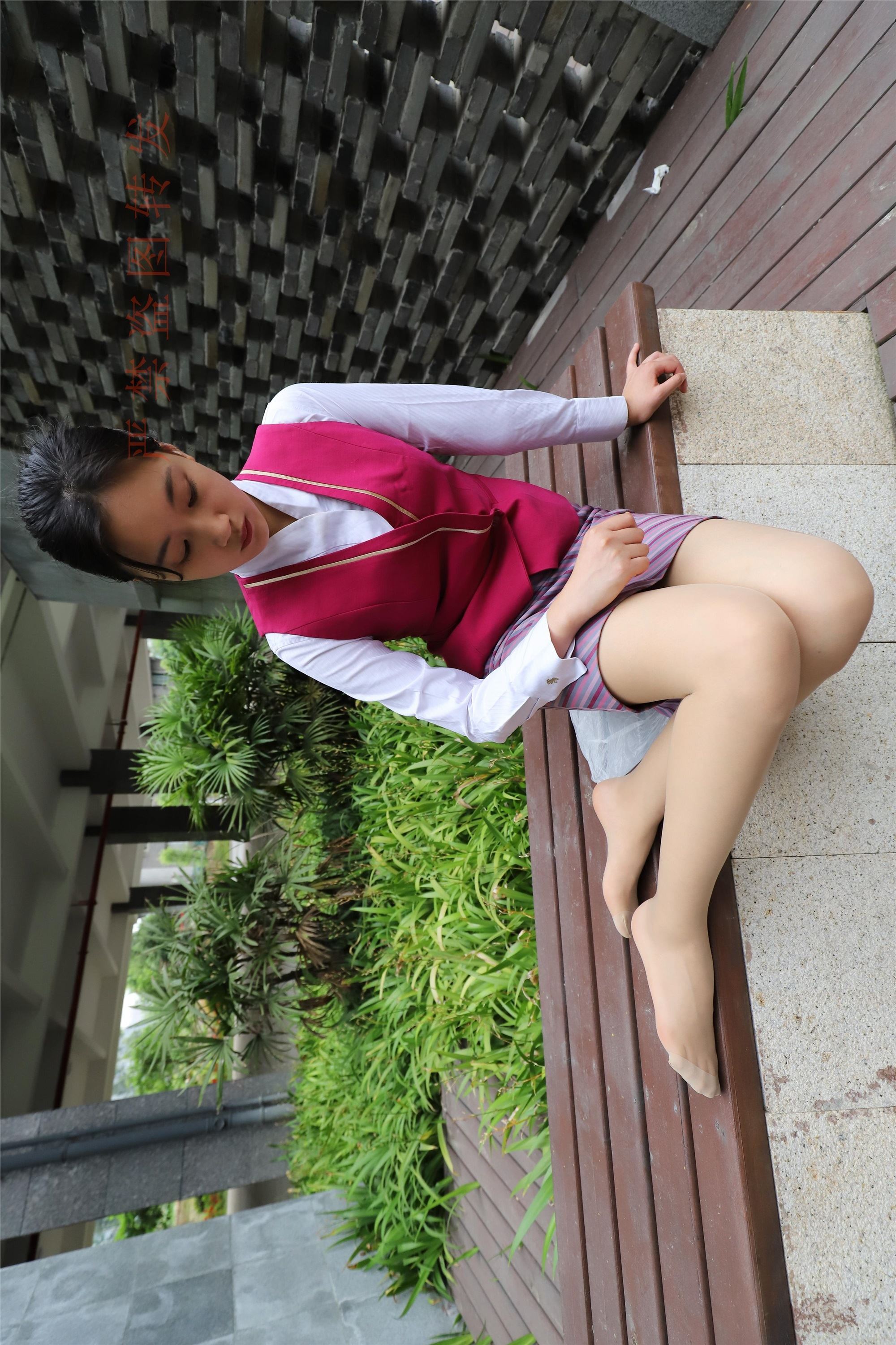 大西瓜套图  2018 5月活动 模特2 空乘制服2